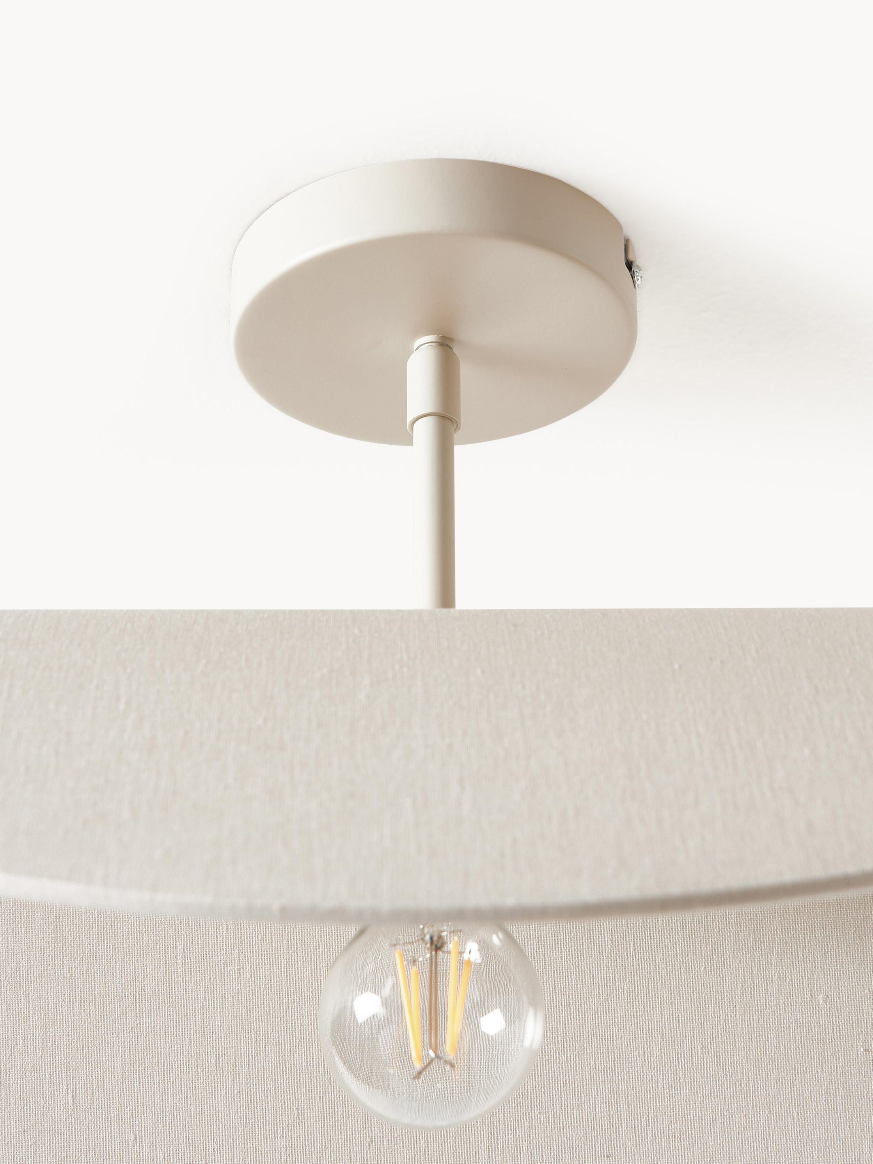 Plafonnier design en lin Aadam - Beige clair