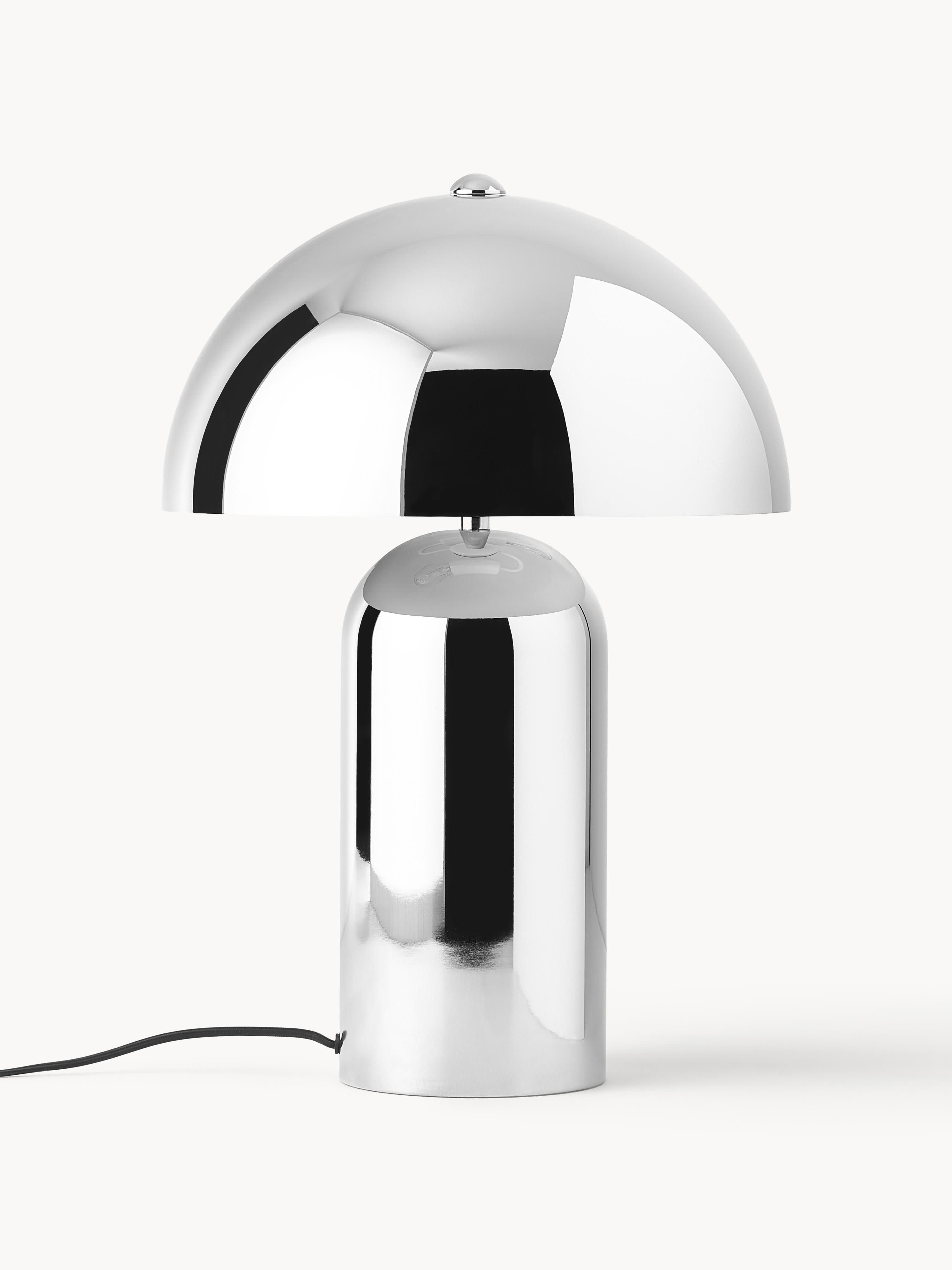 Petite lampe à poser rétro Elmo - Argenté, haute brillance