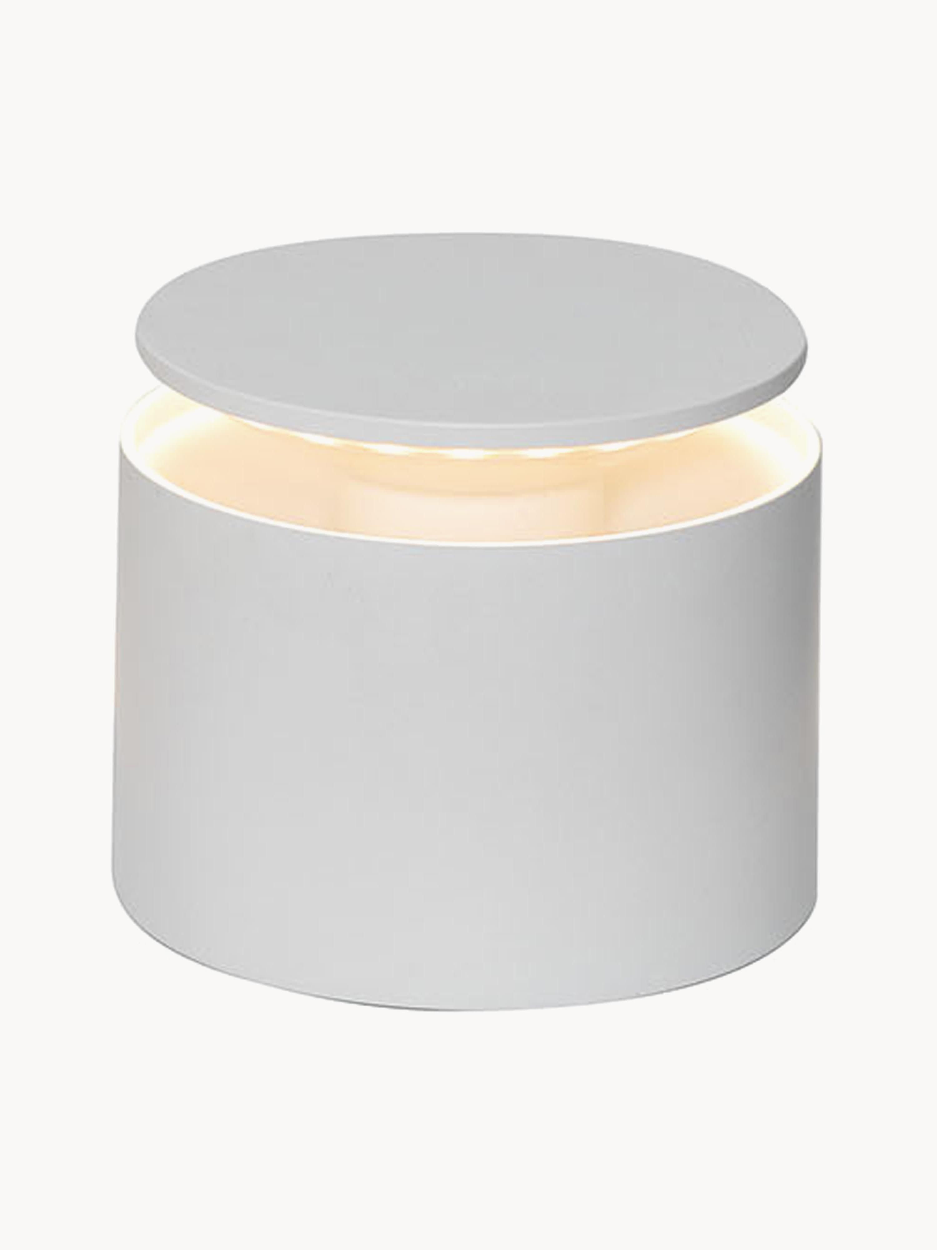Petite lampe à poser LED mobile Eren, intensité ajustable - Blanc, mat