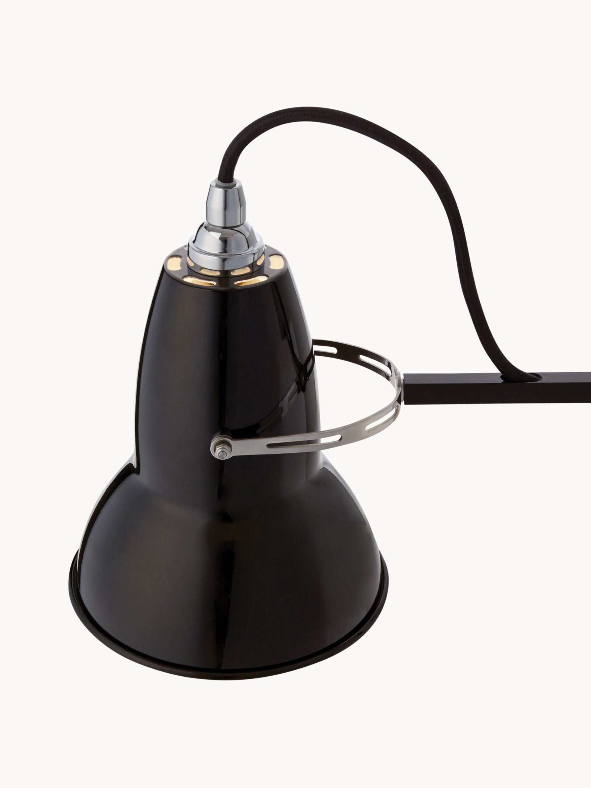 Grande lampe de bureau LED Seff - Noir