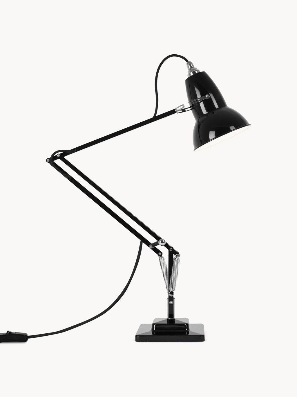 Grande lampe de bureau LED Seff - Noir