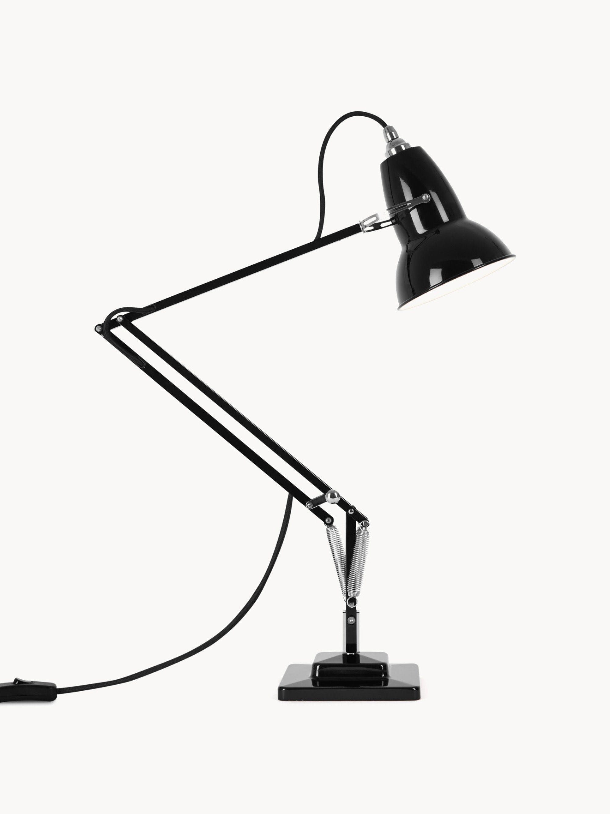 Grande lampe de bureau LED Seff - Noir