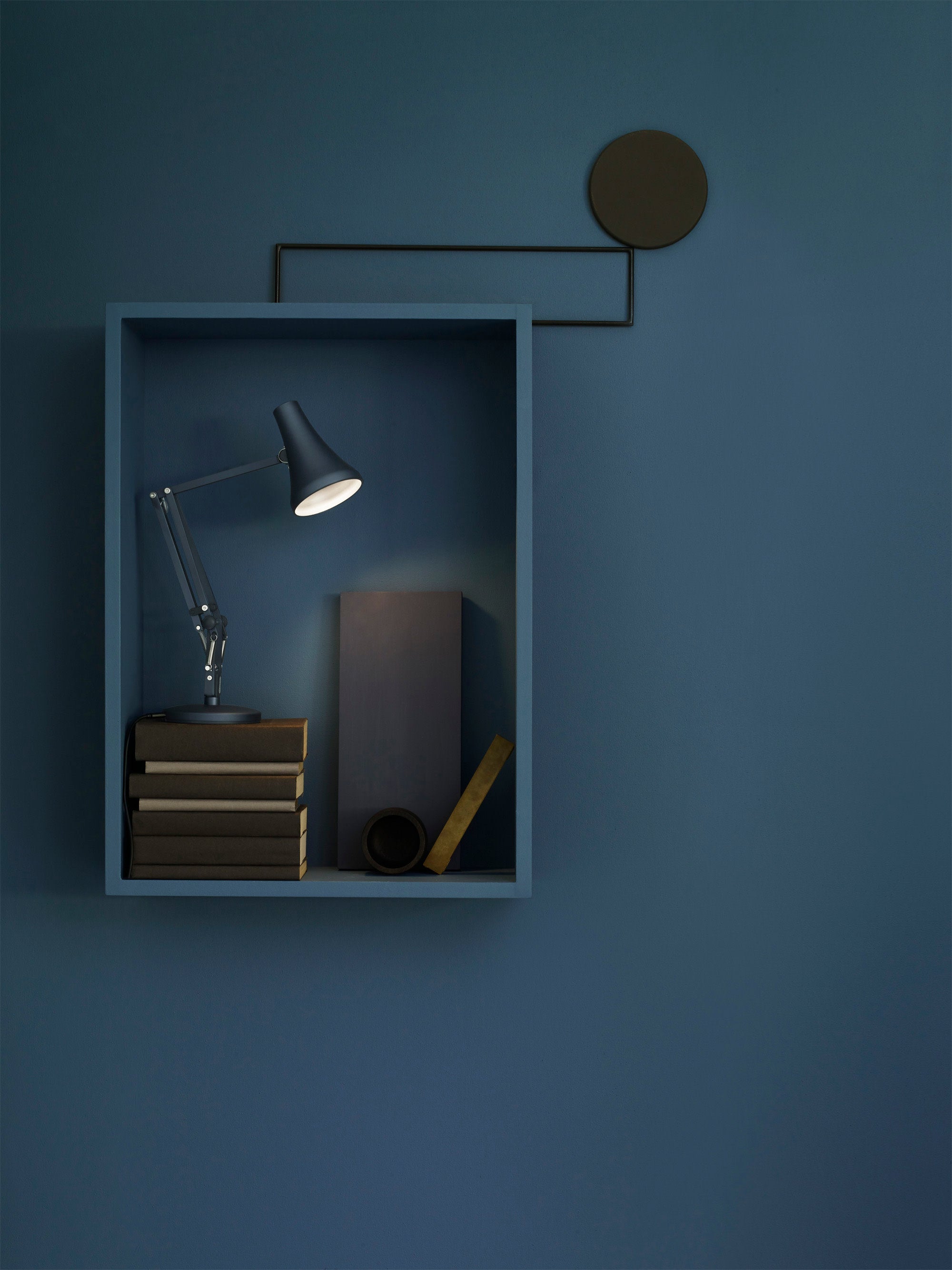 Petite lampe de bureau LED 90 Mini Mini - Gris-bleu