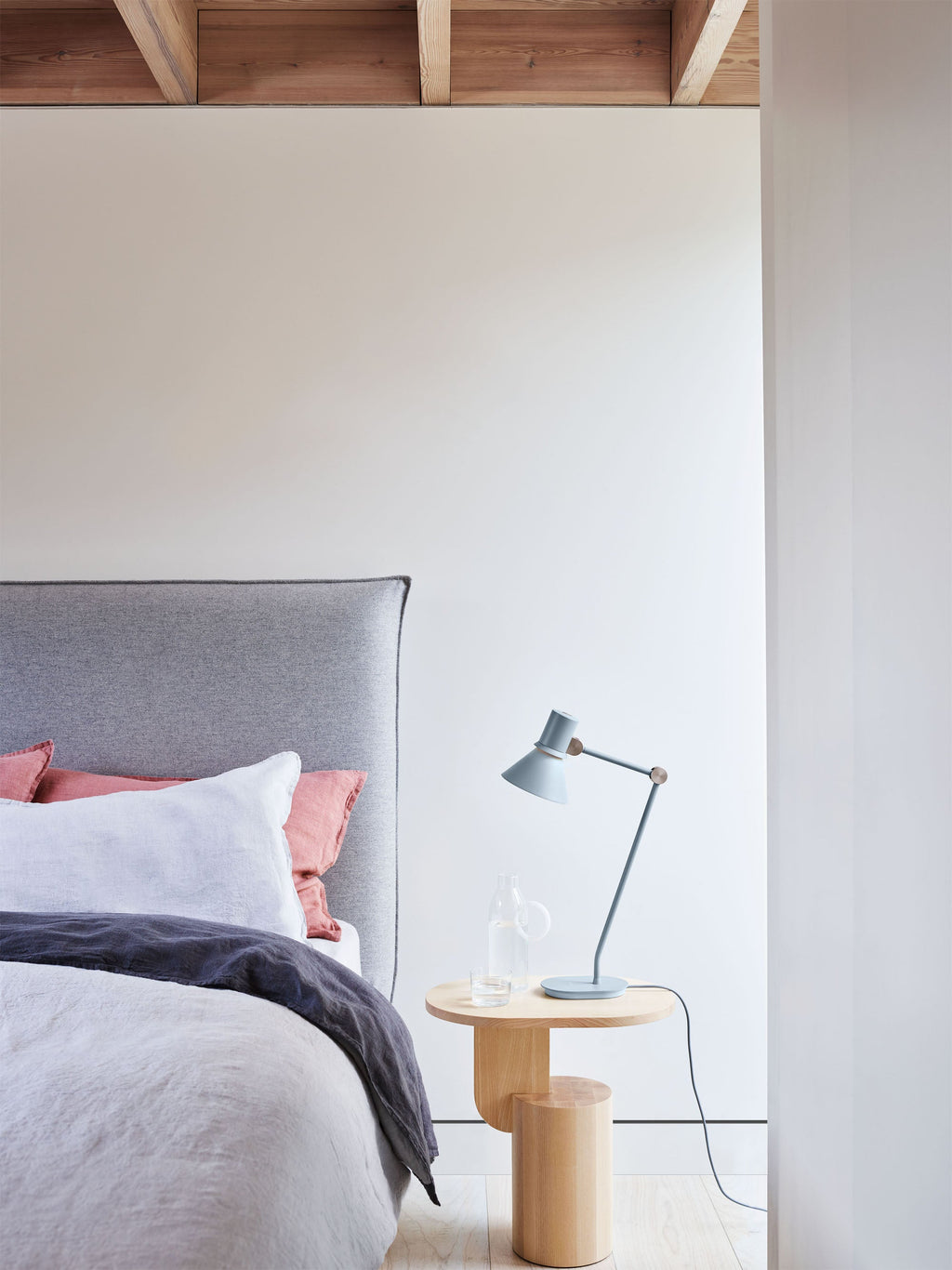 Grande lampe de bureau LED Sigmar - Gris clair