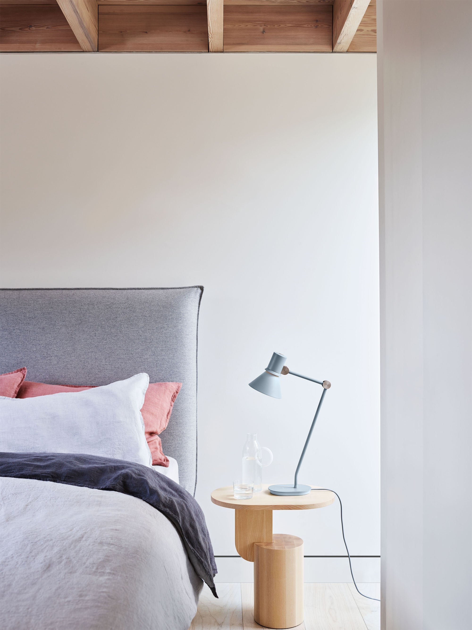 Grande lampe de bureau LED Sigmar - Gris clair