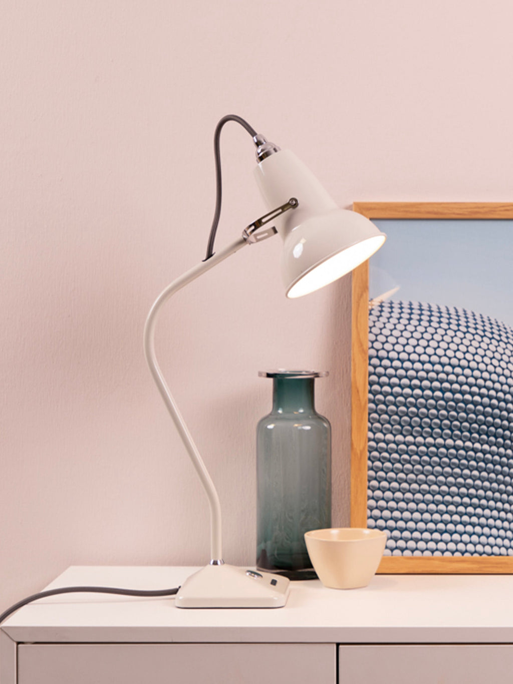 Grande lampe à poser LED Original 1227 Mini - Blanc cassé