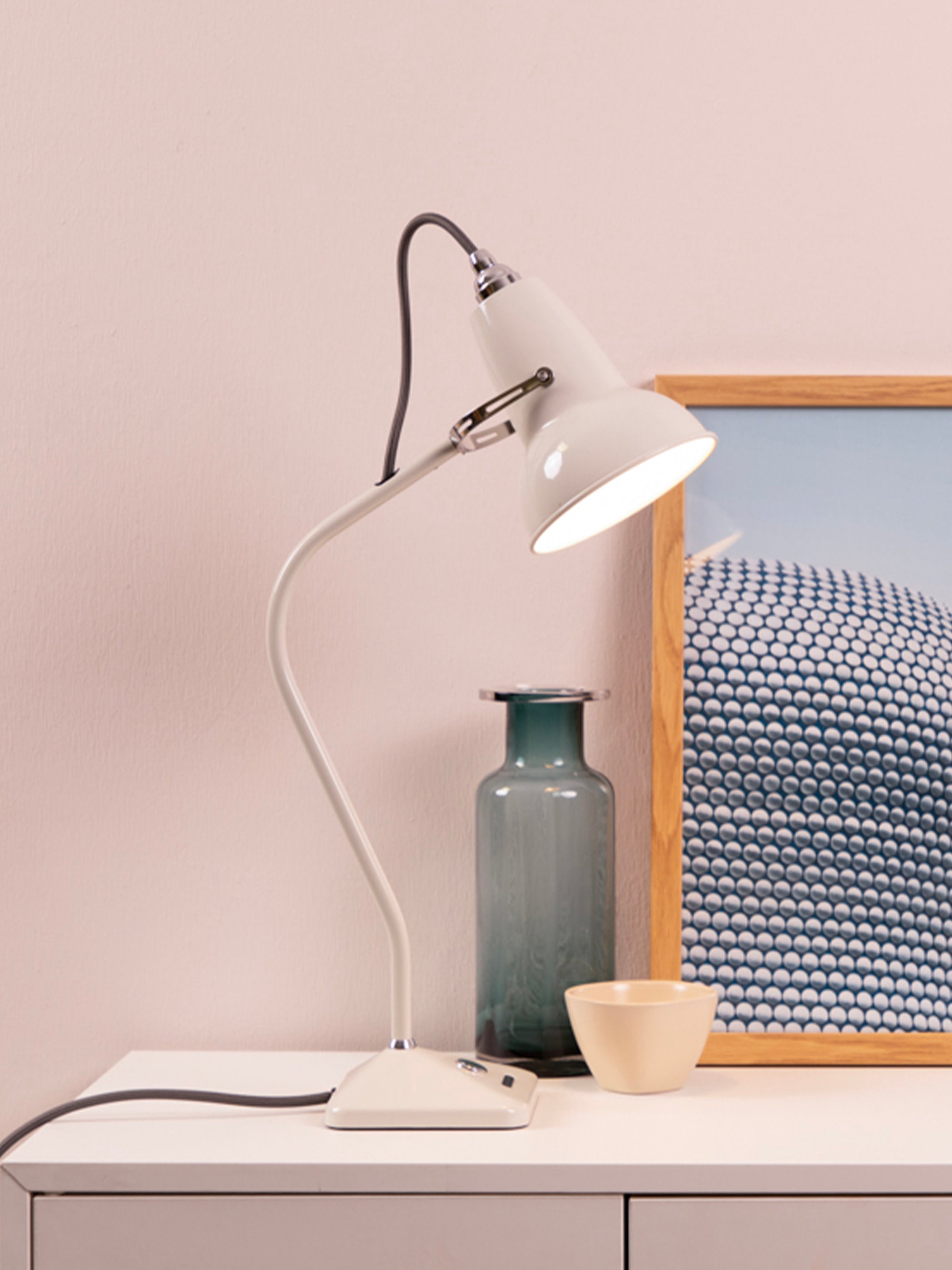 Grande lampe à poser LED Original 1227 Mini - Blanc cassé