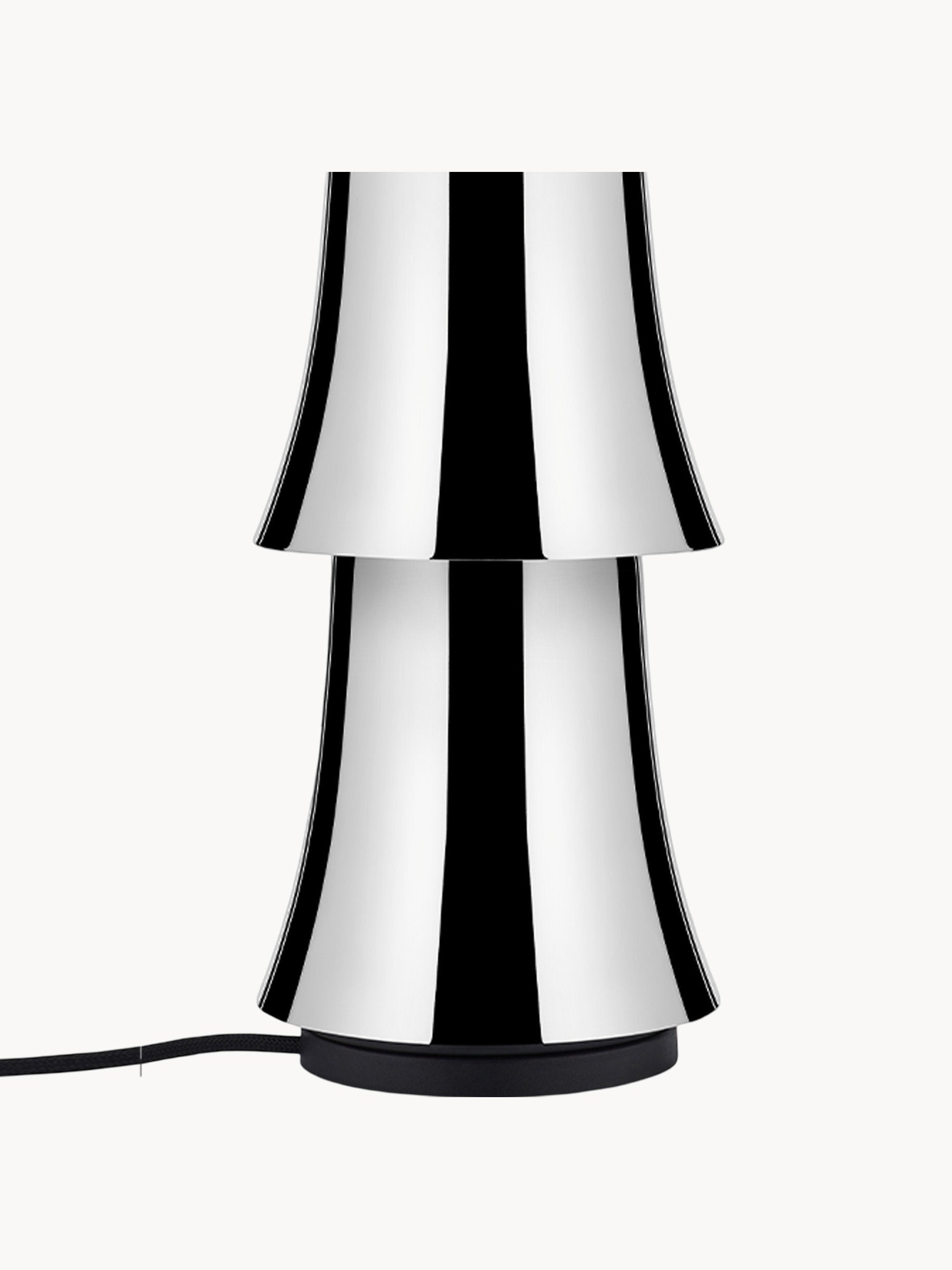 Lampe à poser LED portable Maris, intensité ajustable - Argenté