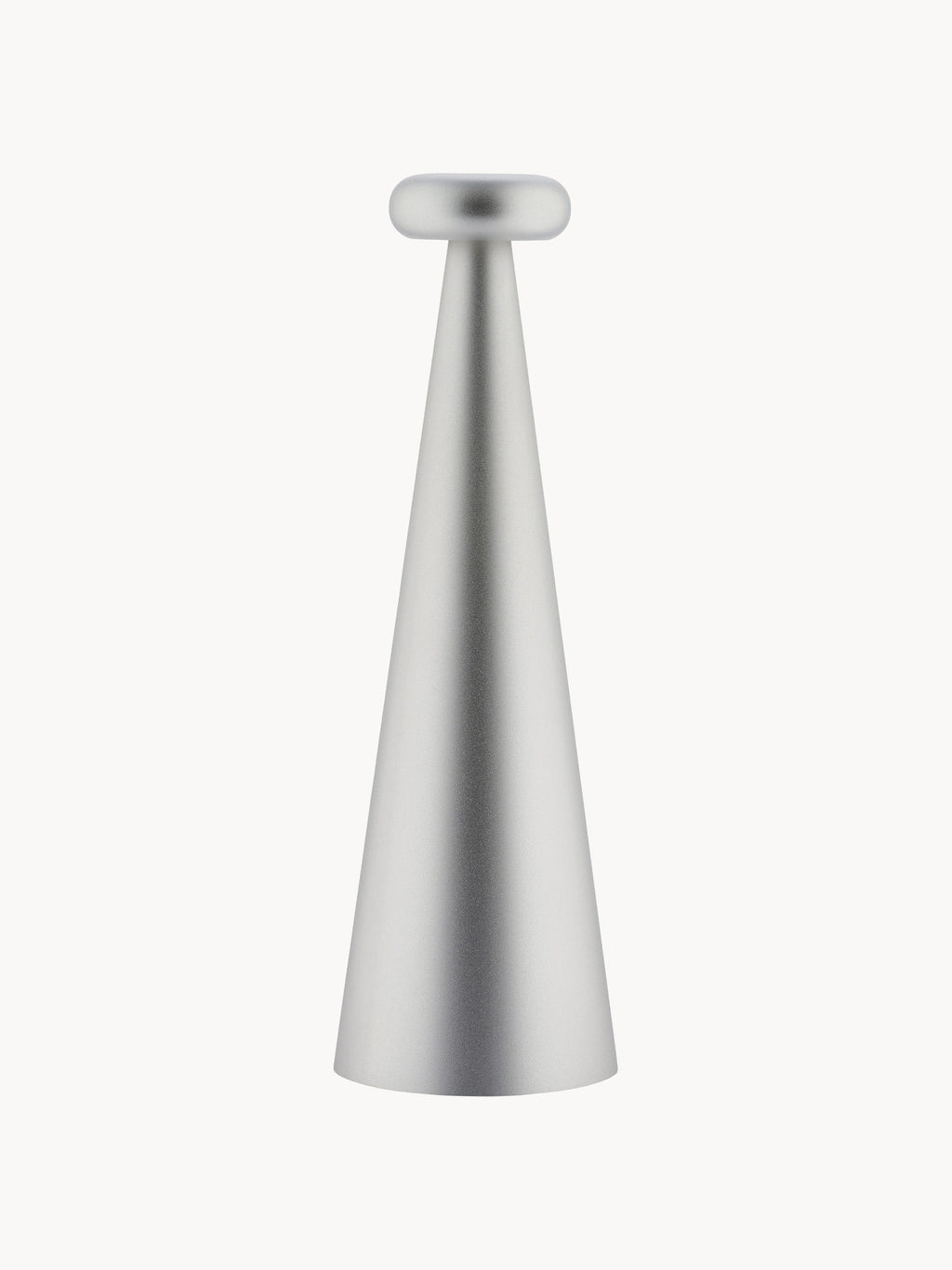 Lampe à poser LED portable Otway, intensité ajustable - Argenté