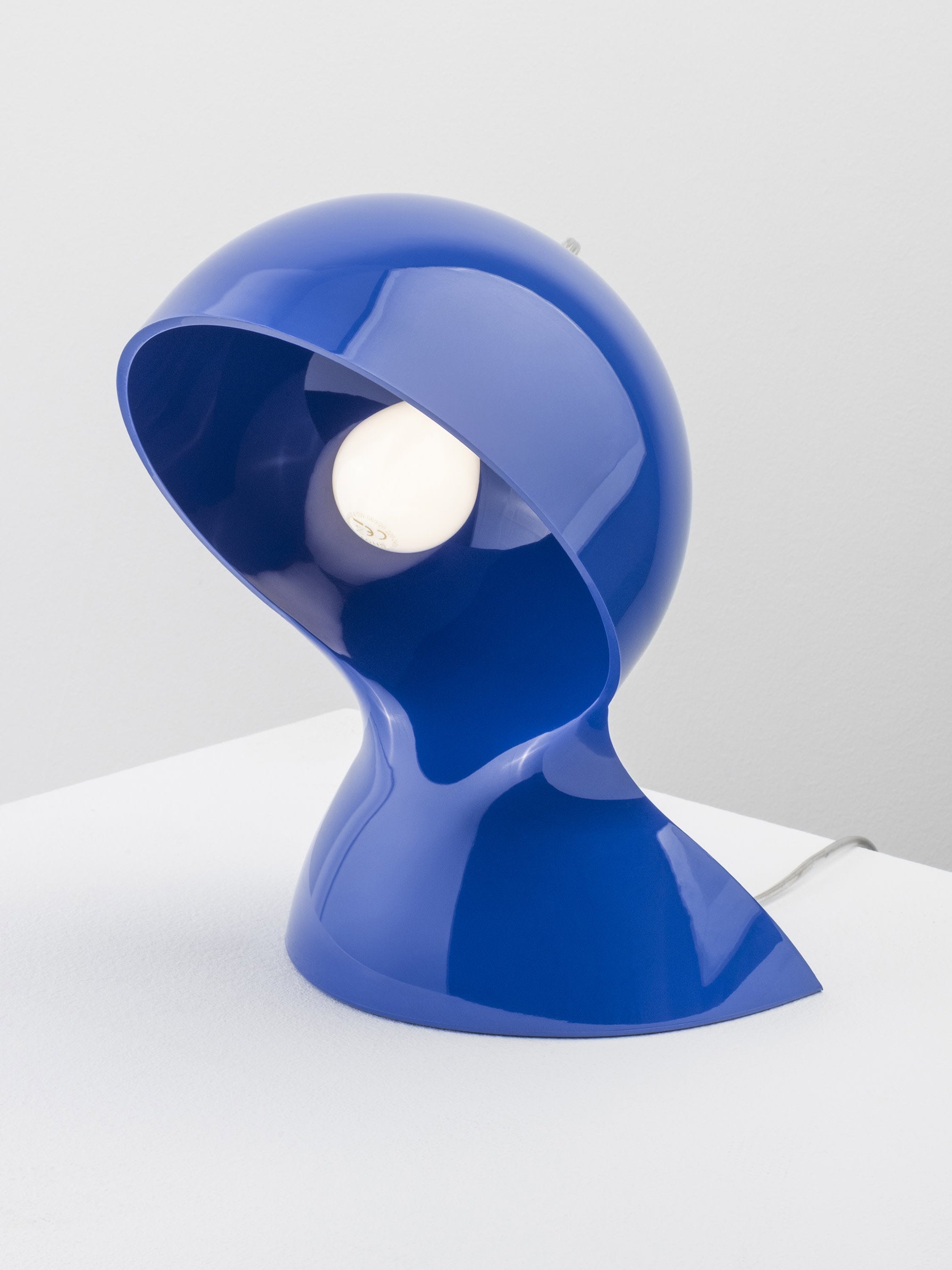 Petite lampe à poser Deklin - Bleu roi