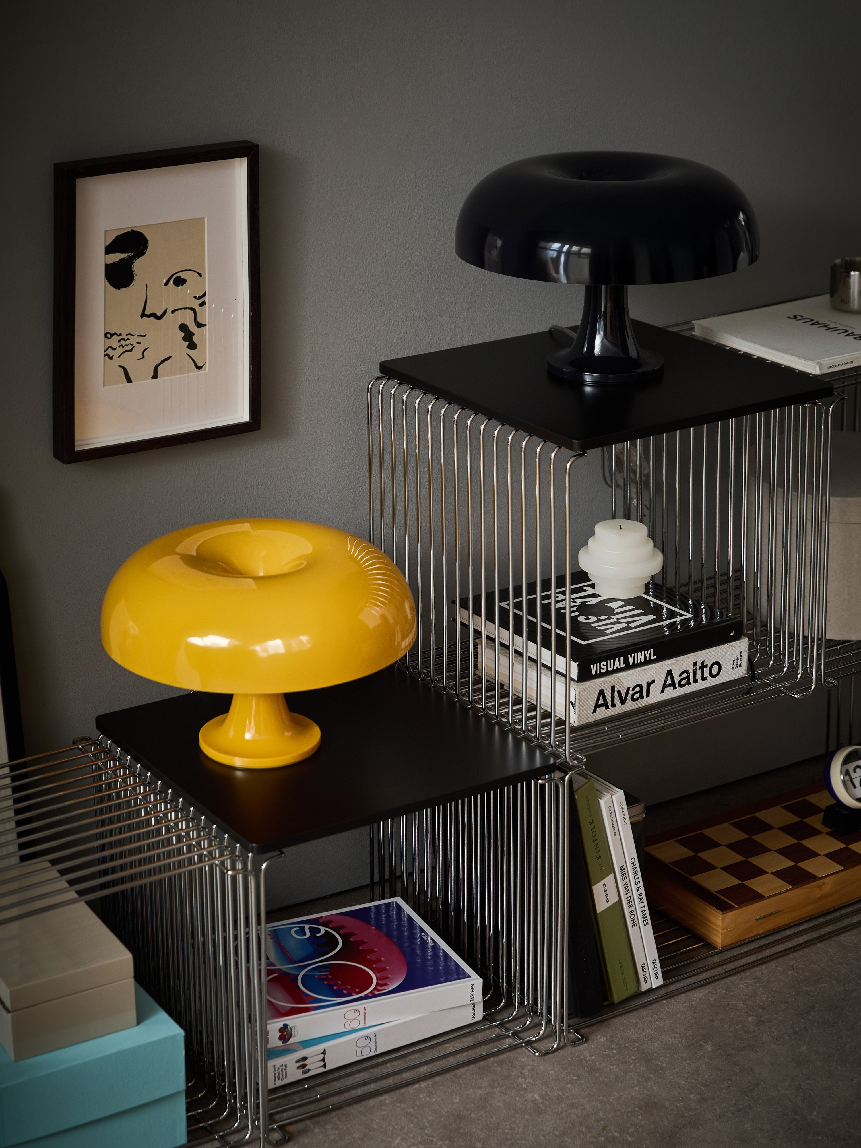 Lampe à poser Tormod - Jaune soleil