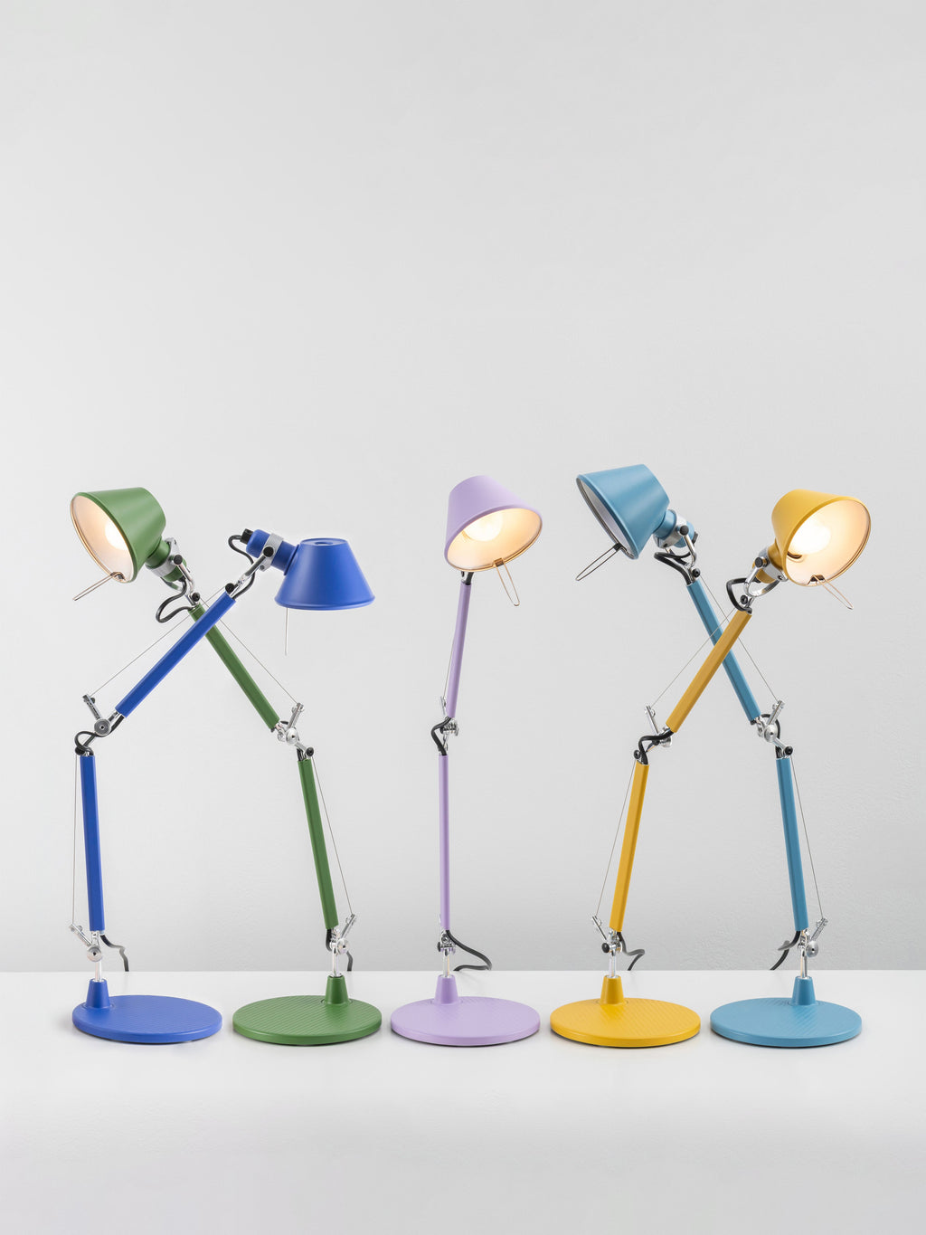 Lampe de bureau orientable Samuel - Lavande, mat