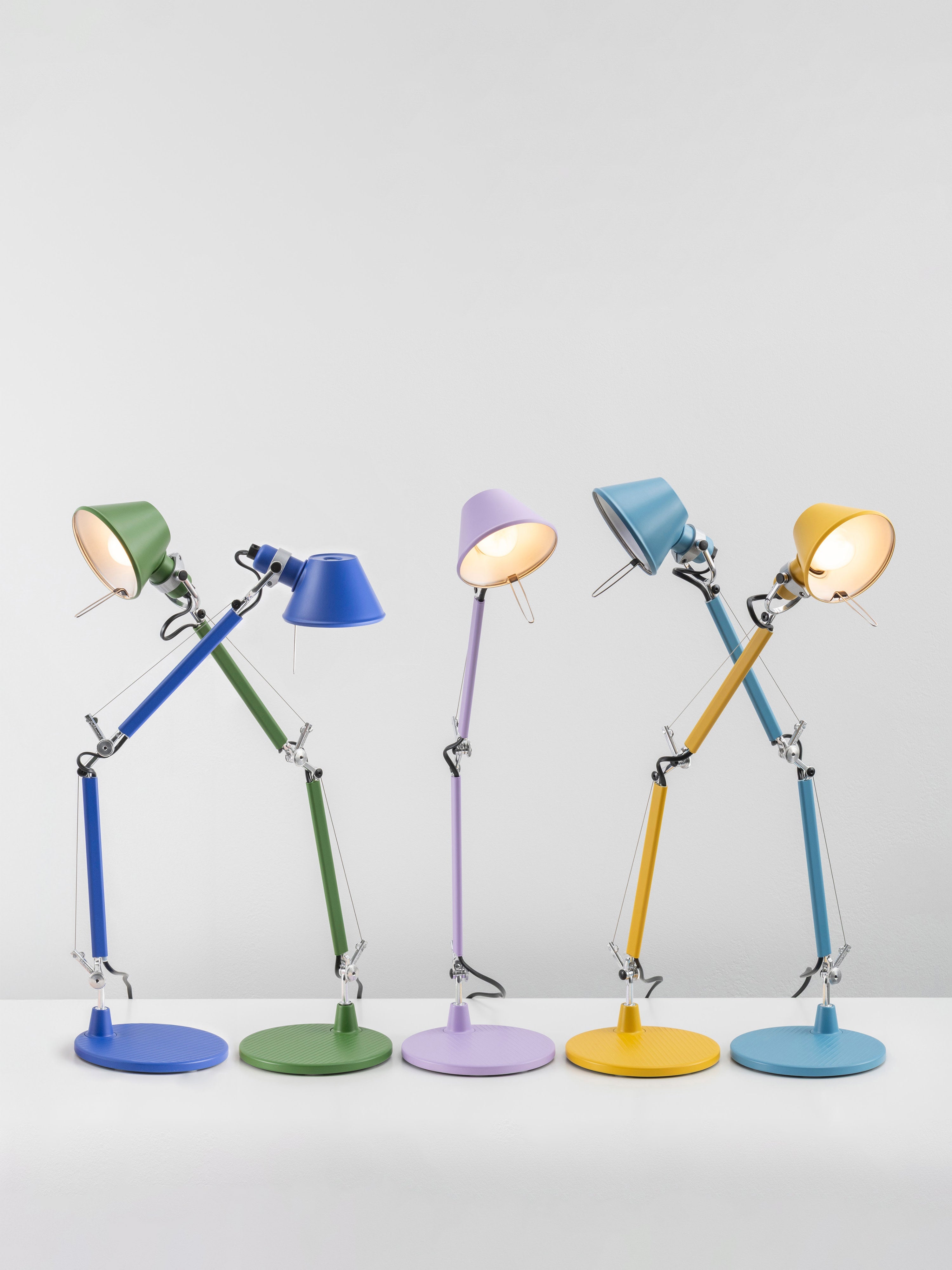 Lampe de bureau orientable Samuel - Lavande, mat
