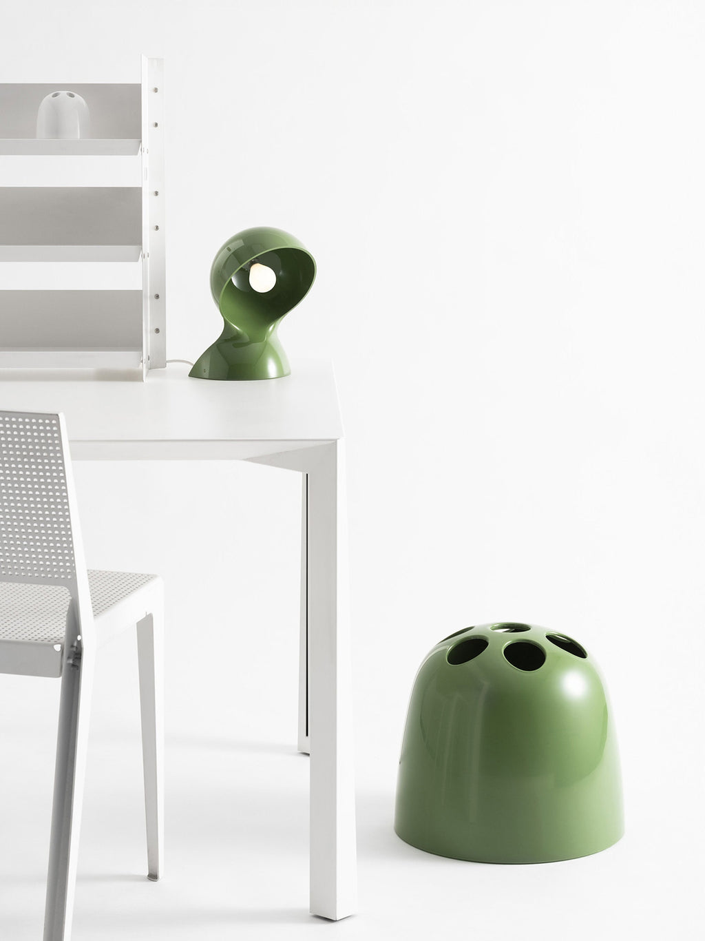 Petite lampe à poser Deklin - Vert