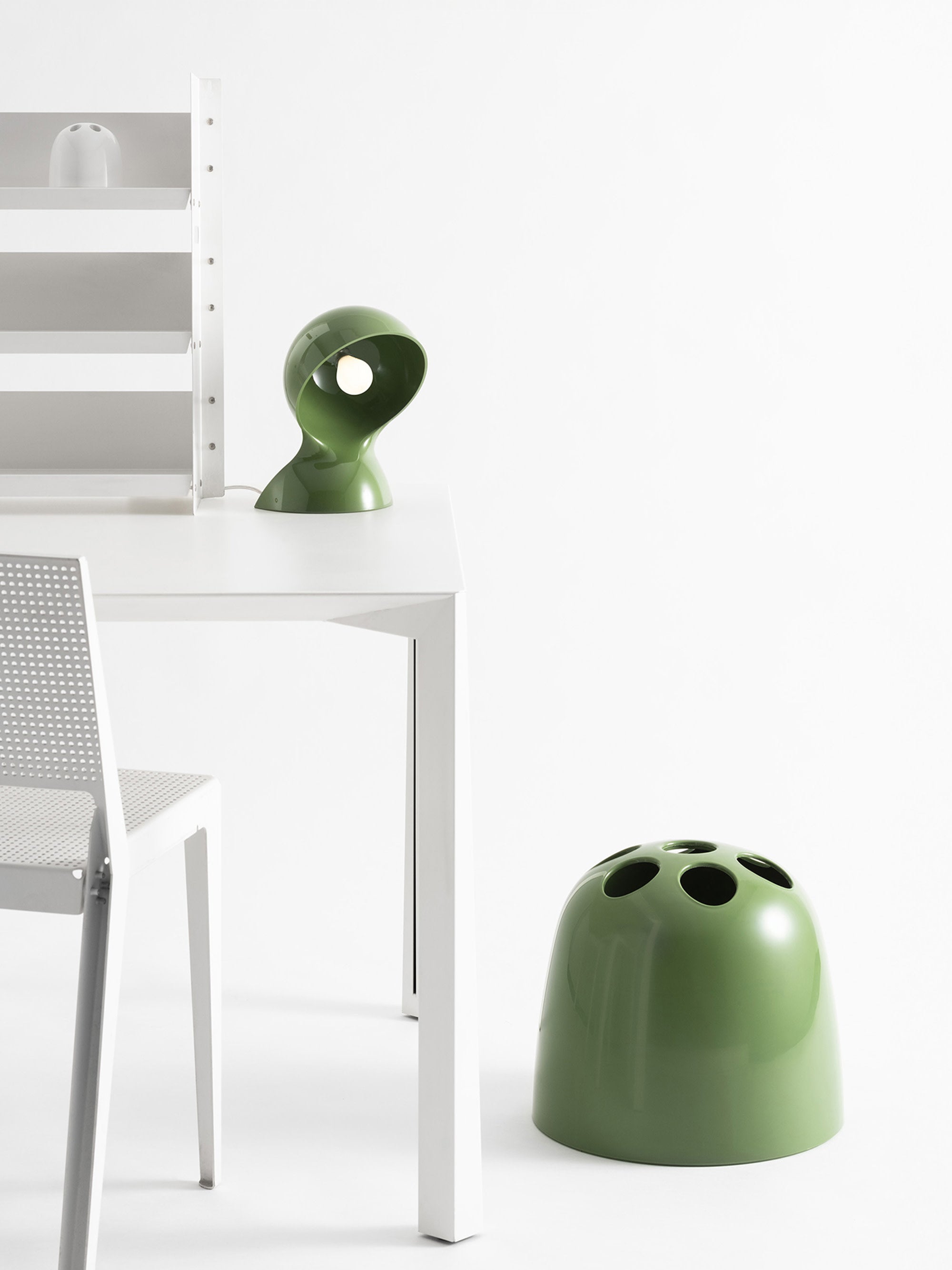 Petite lampe à poser Deklin - Vert