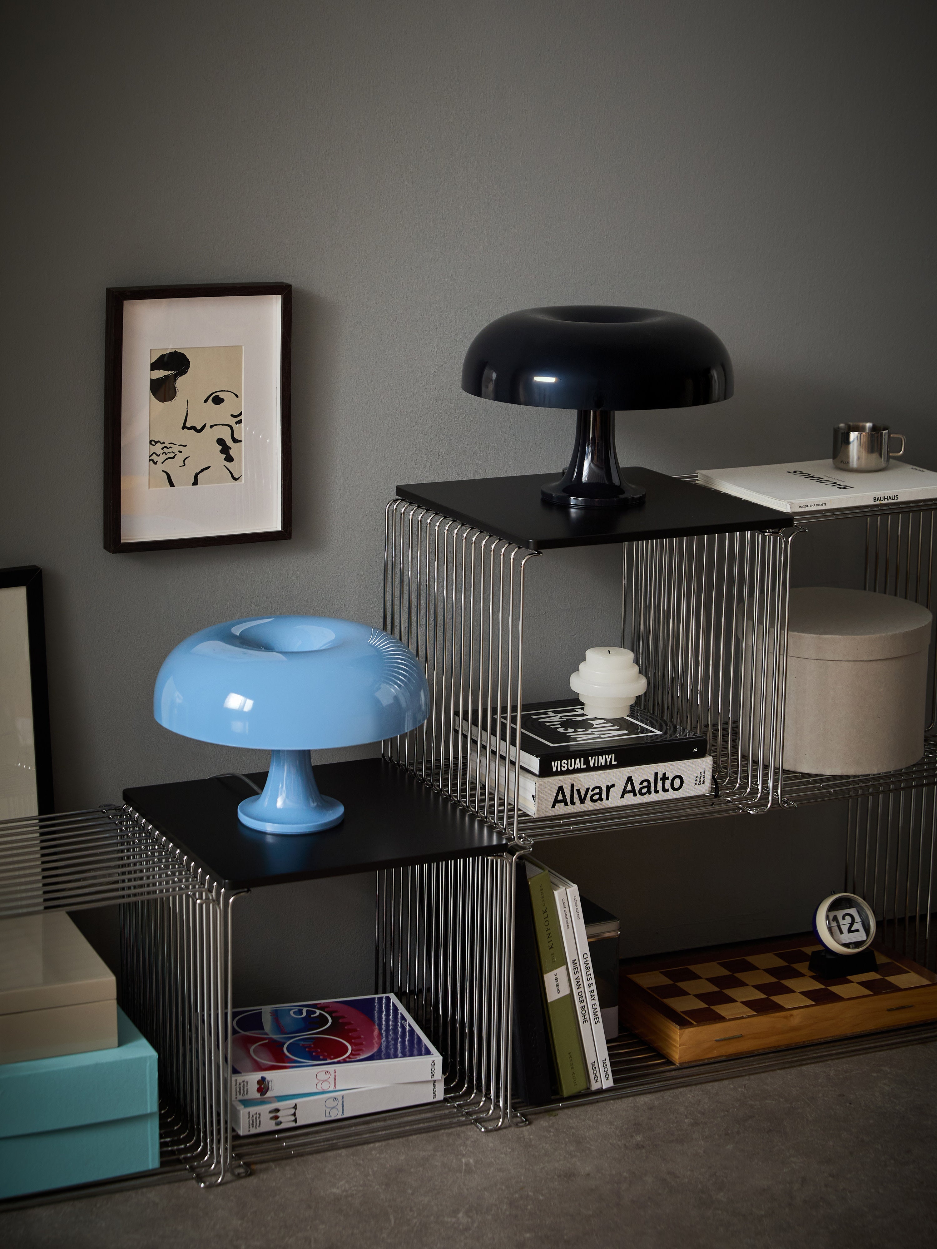 Lampe à poser Tormod - Bleu ciel