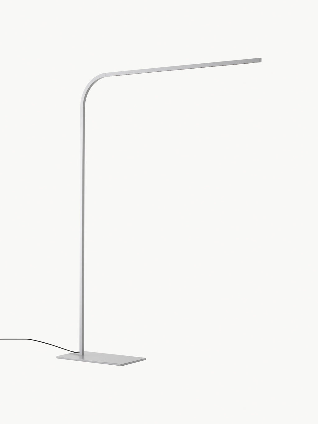 Grande lampe à arc LED dimmable pivotante - Argent