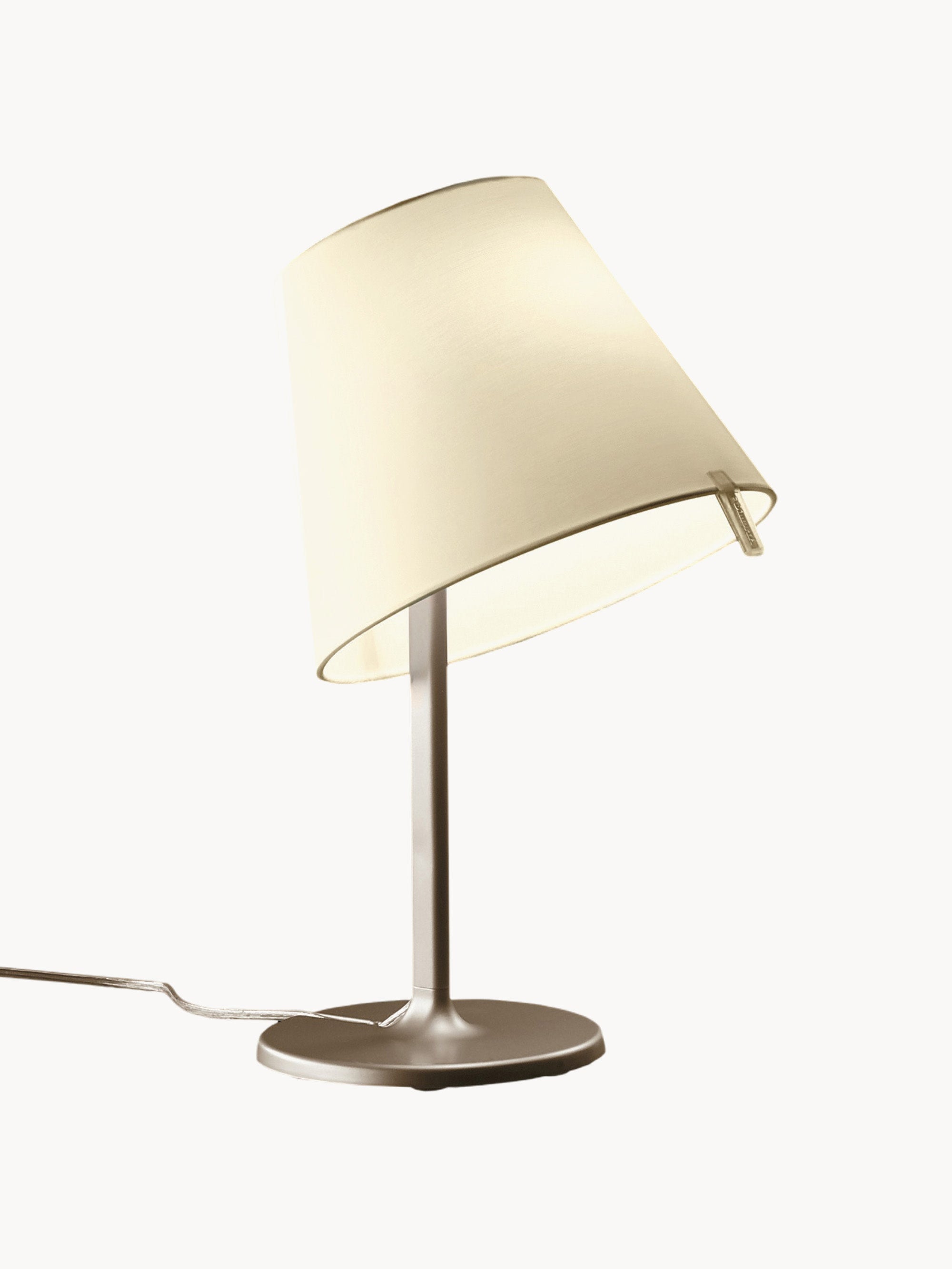 Lampe à poser Wesley - Blanc cassé, argenté