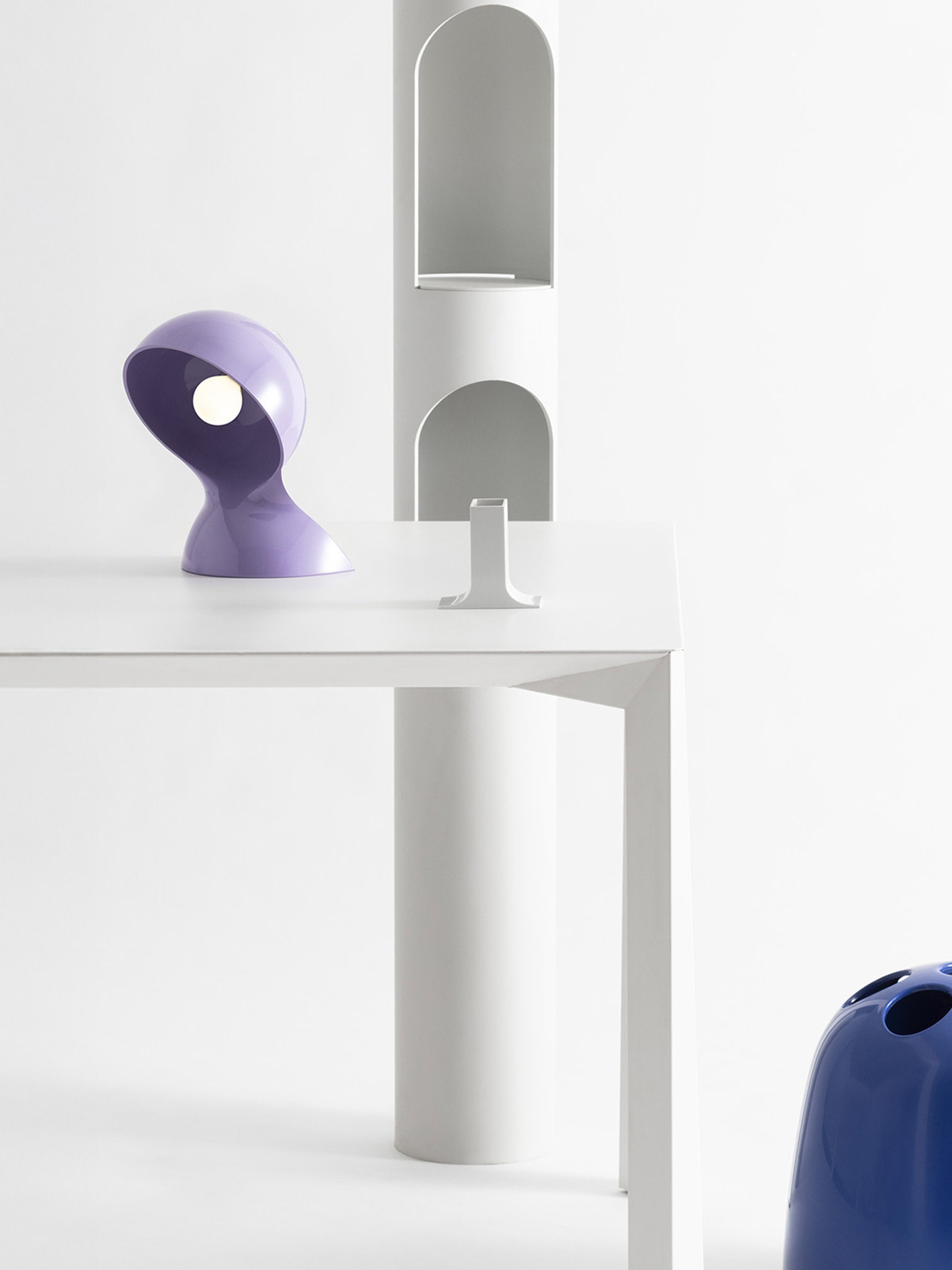 Petite lampe à poser Deklin - Lavande