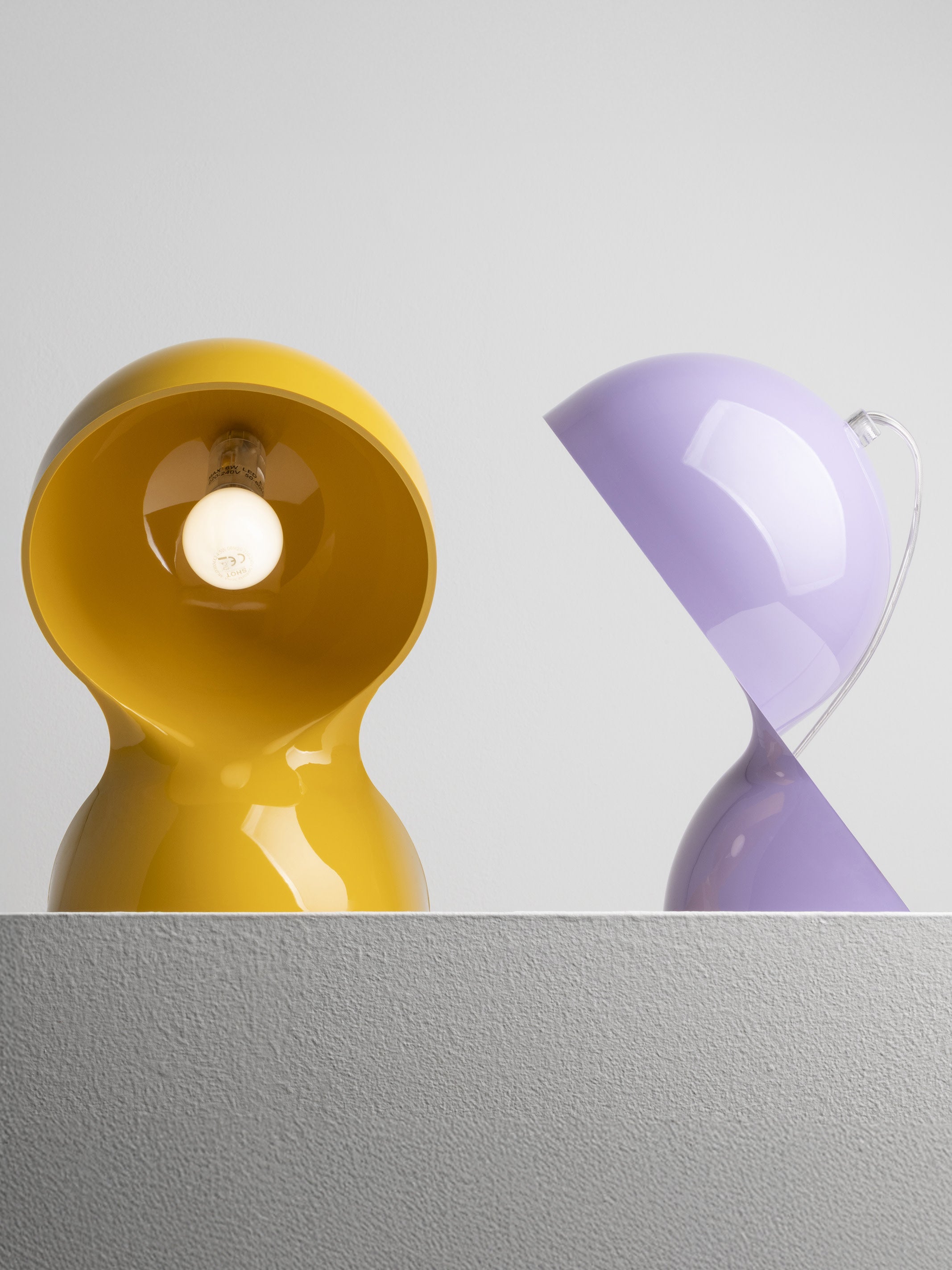 Petite lampe à poser Deklin - Lavande