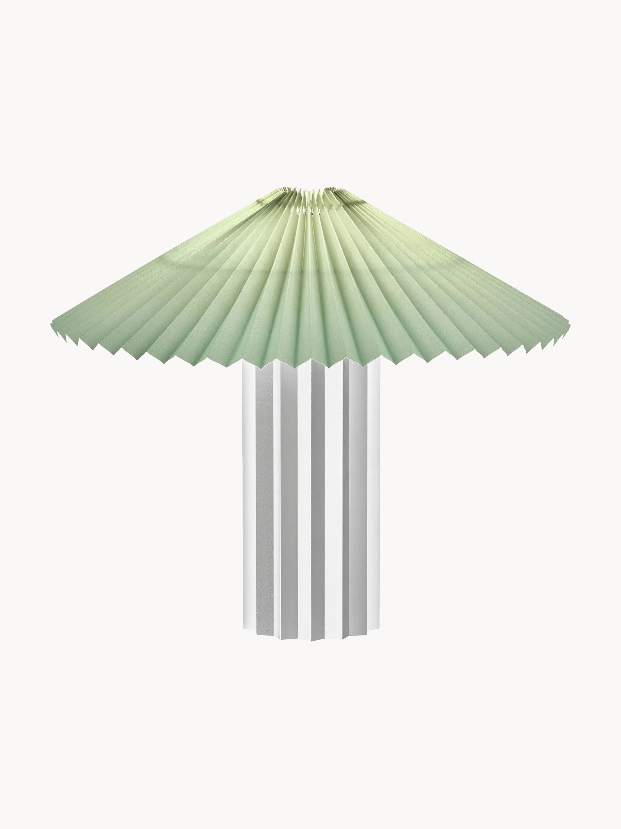 Lampe à poser à intensité variable Eyolf - Vert sauge, argenté
