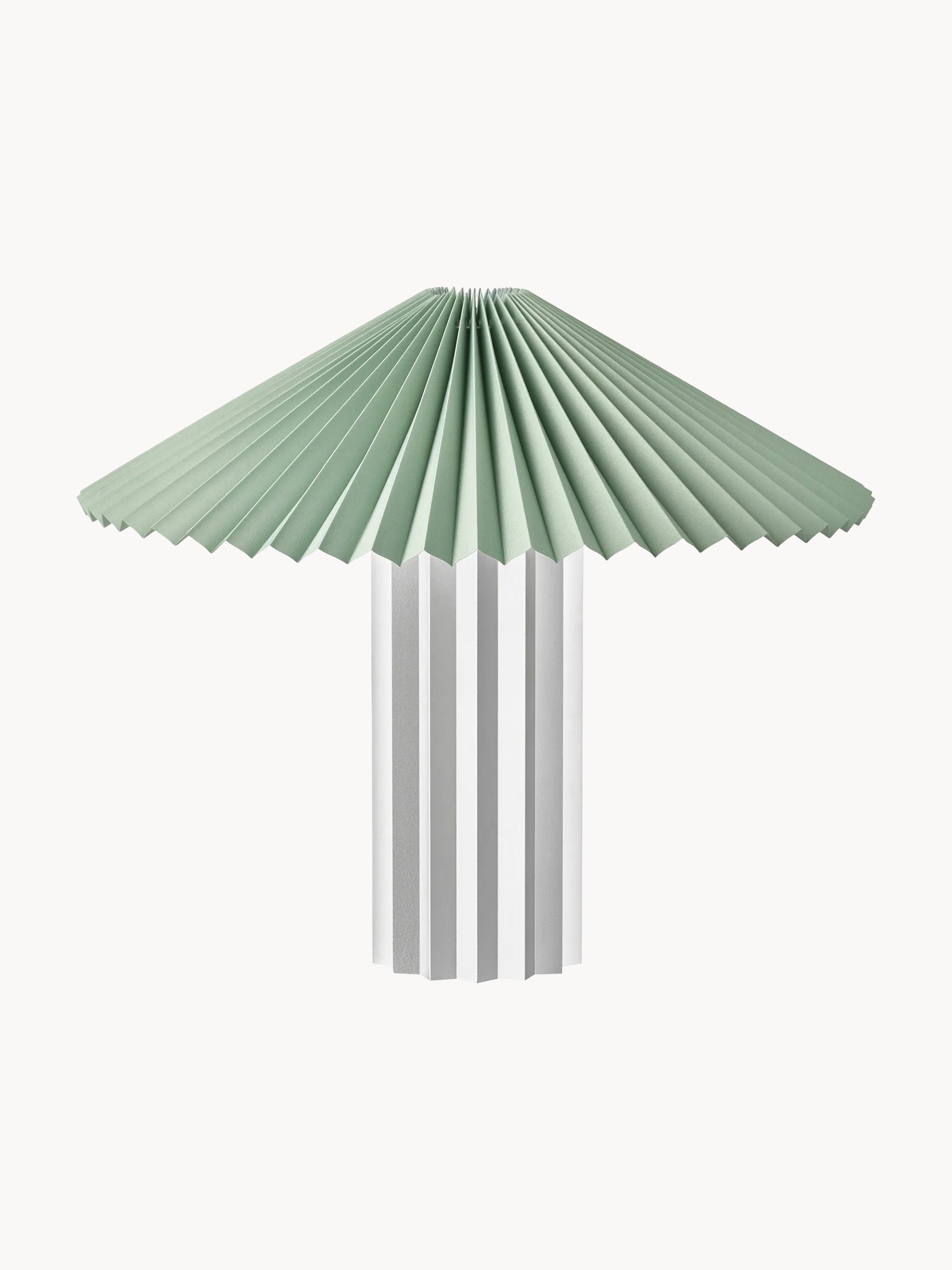 Lampe à poser à intensité variable Eyolf - Vert sauge, argenté