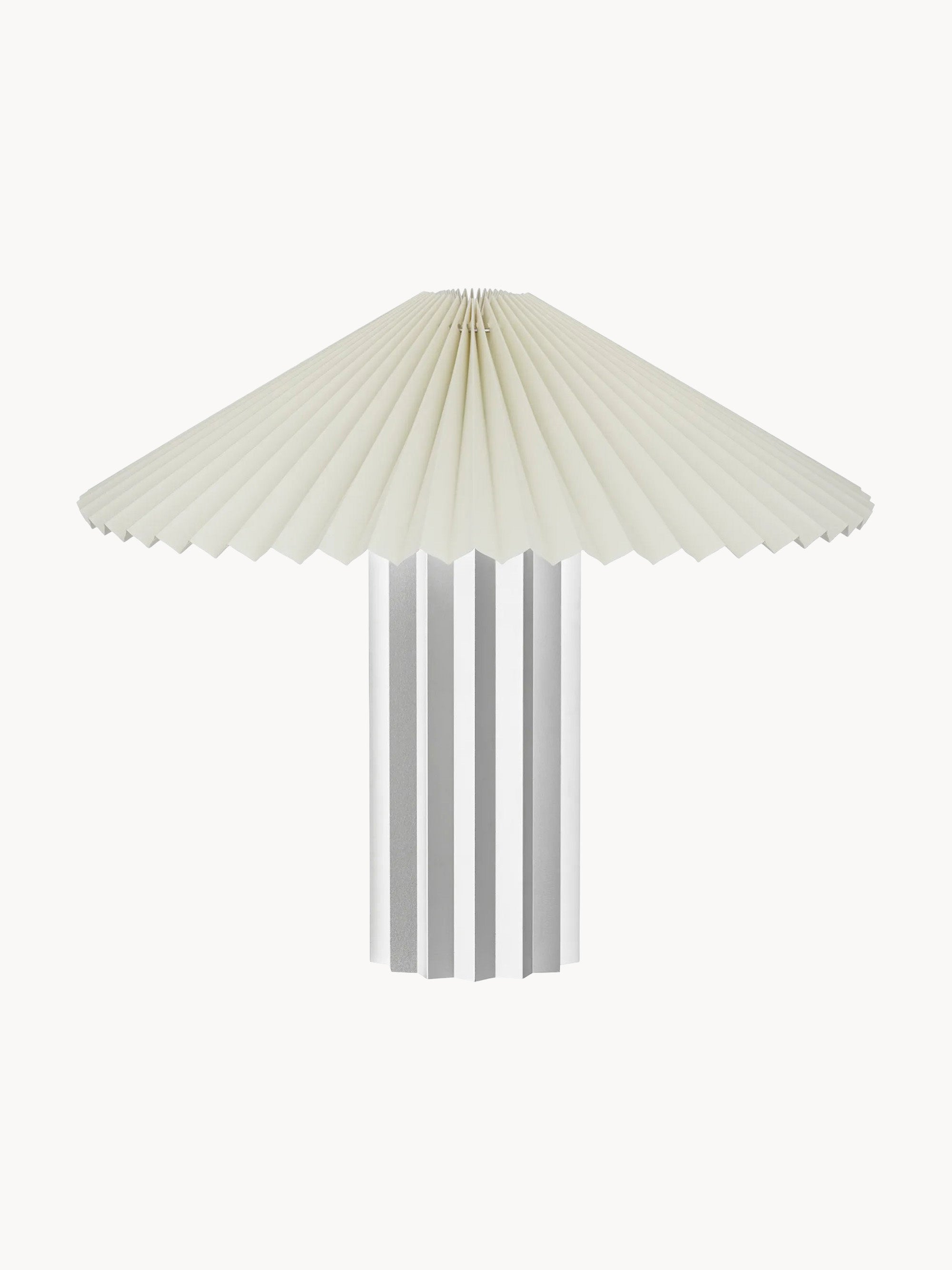 Lampe à poser à intensité variable Eyolf - Blanc cassé, argenté
