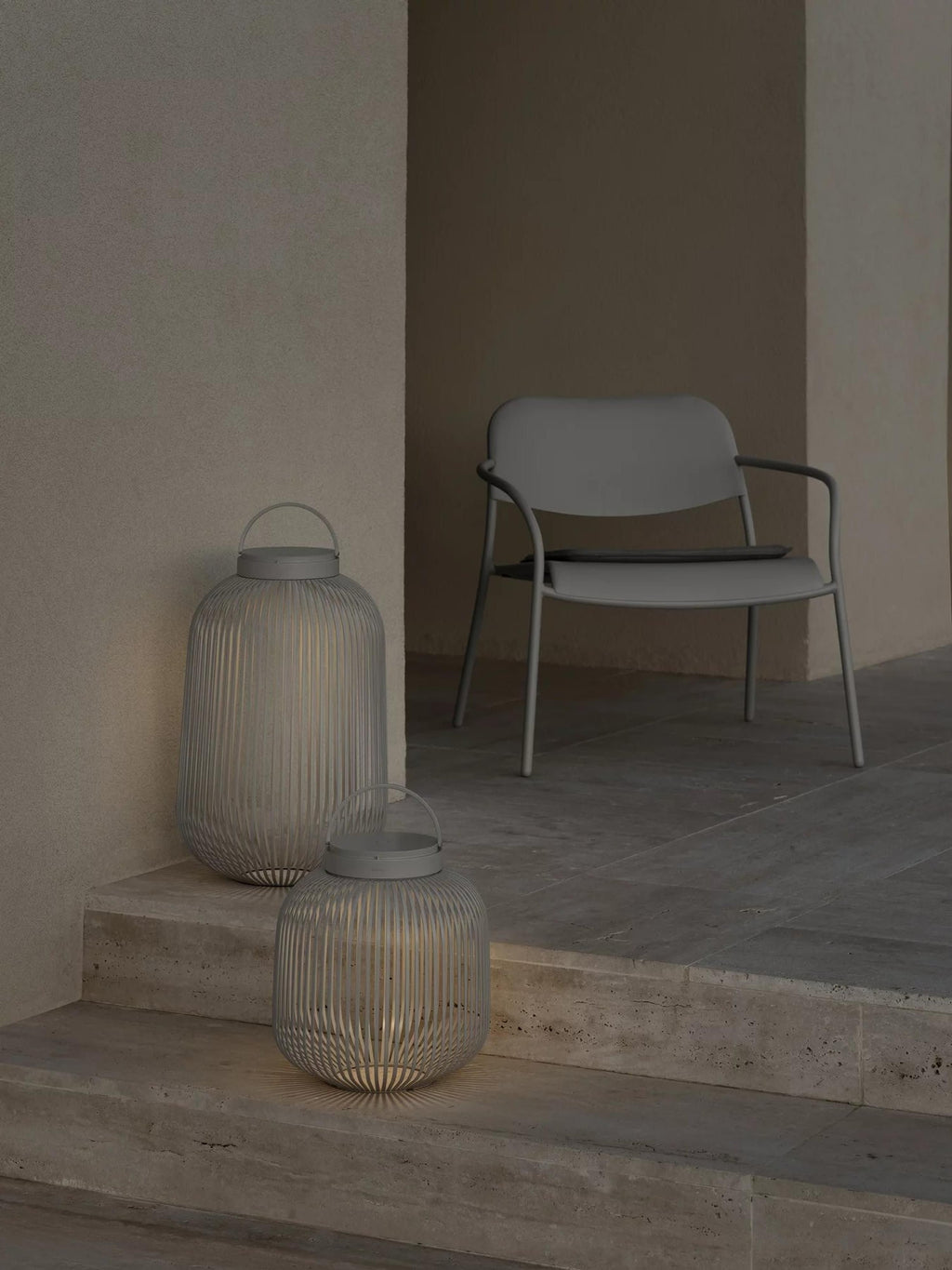 Lampe à poser LED d'extérieur mobile Onyx - Gris