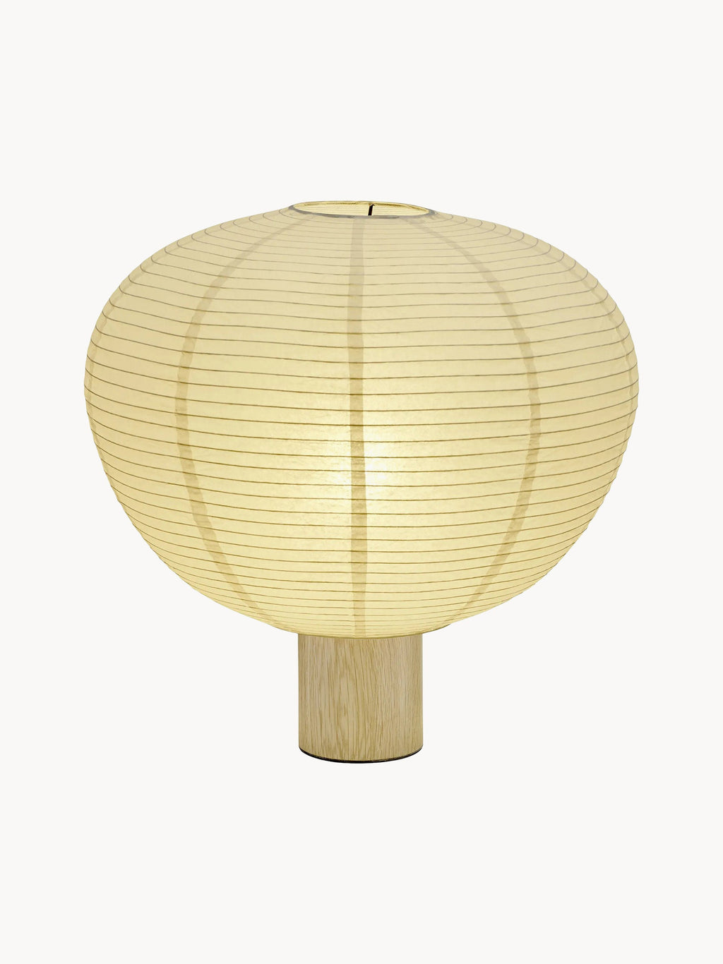 Lampe à poser à intensité variable Faber - Bois de chêne, blanc