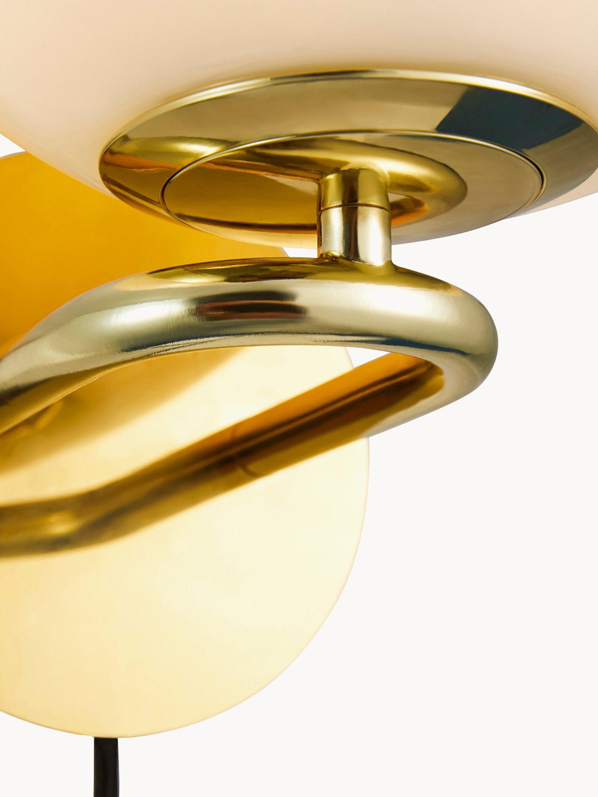 Applique Rainer - Blanc, doré