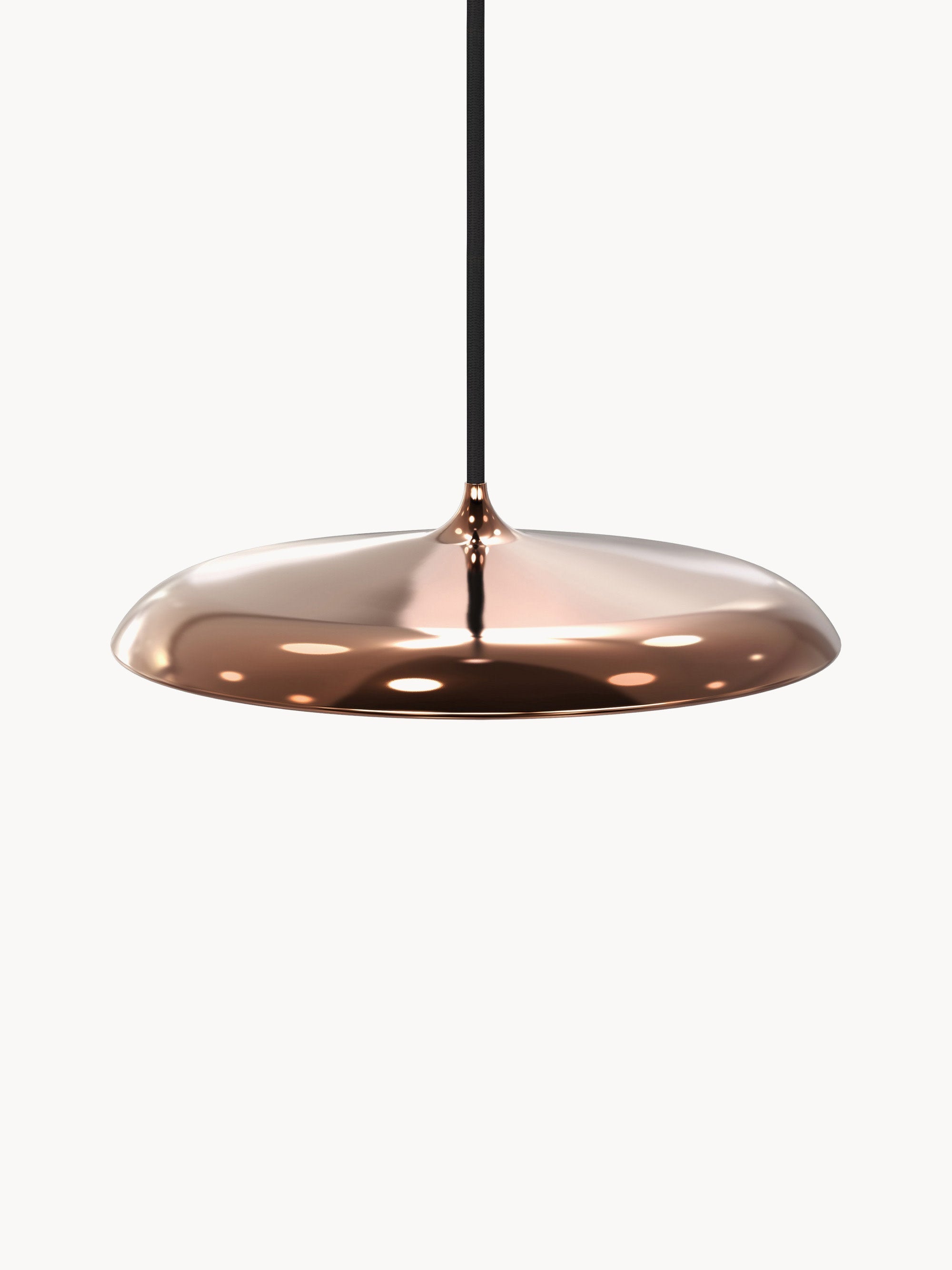 Suspension LED Boel - Cuivre, noir