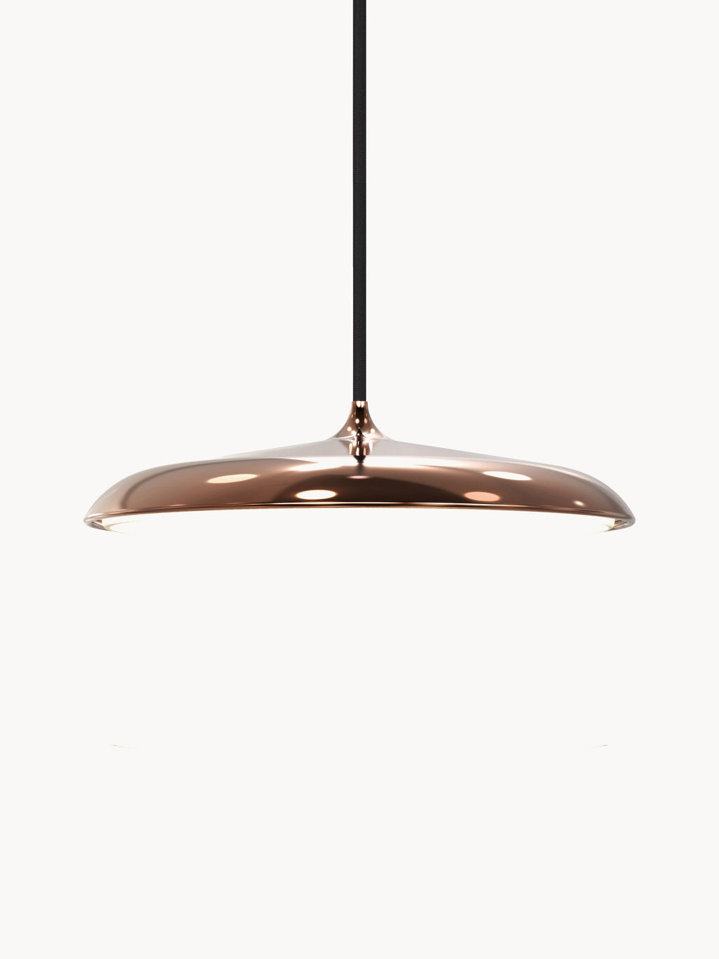 Suspension LED Boel - Cuivre, noir