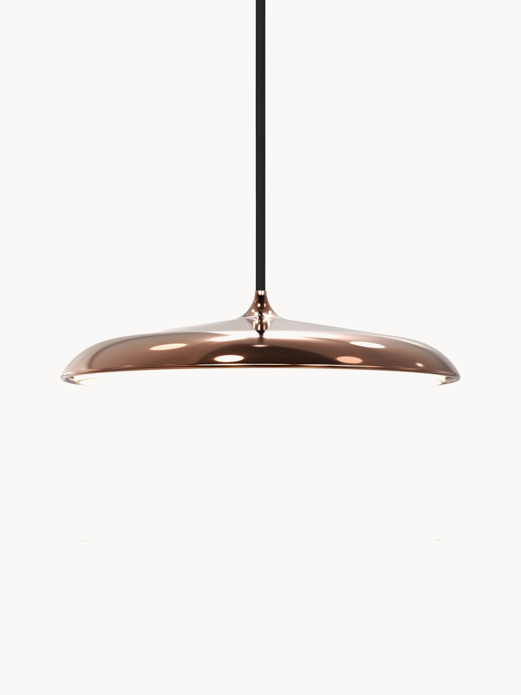 Suspension LED Boel - Cuivre, noir