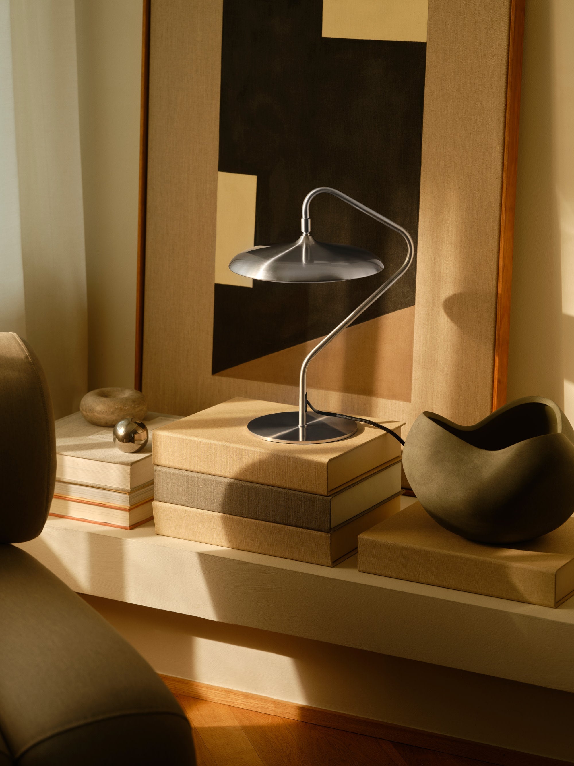 Lampe à poser Boel - Argenté