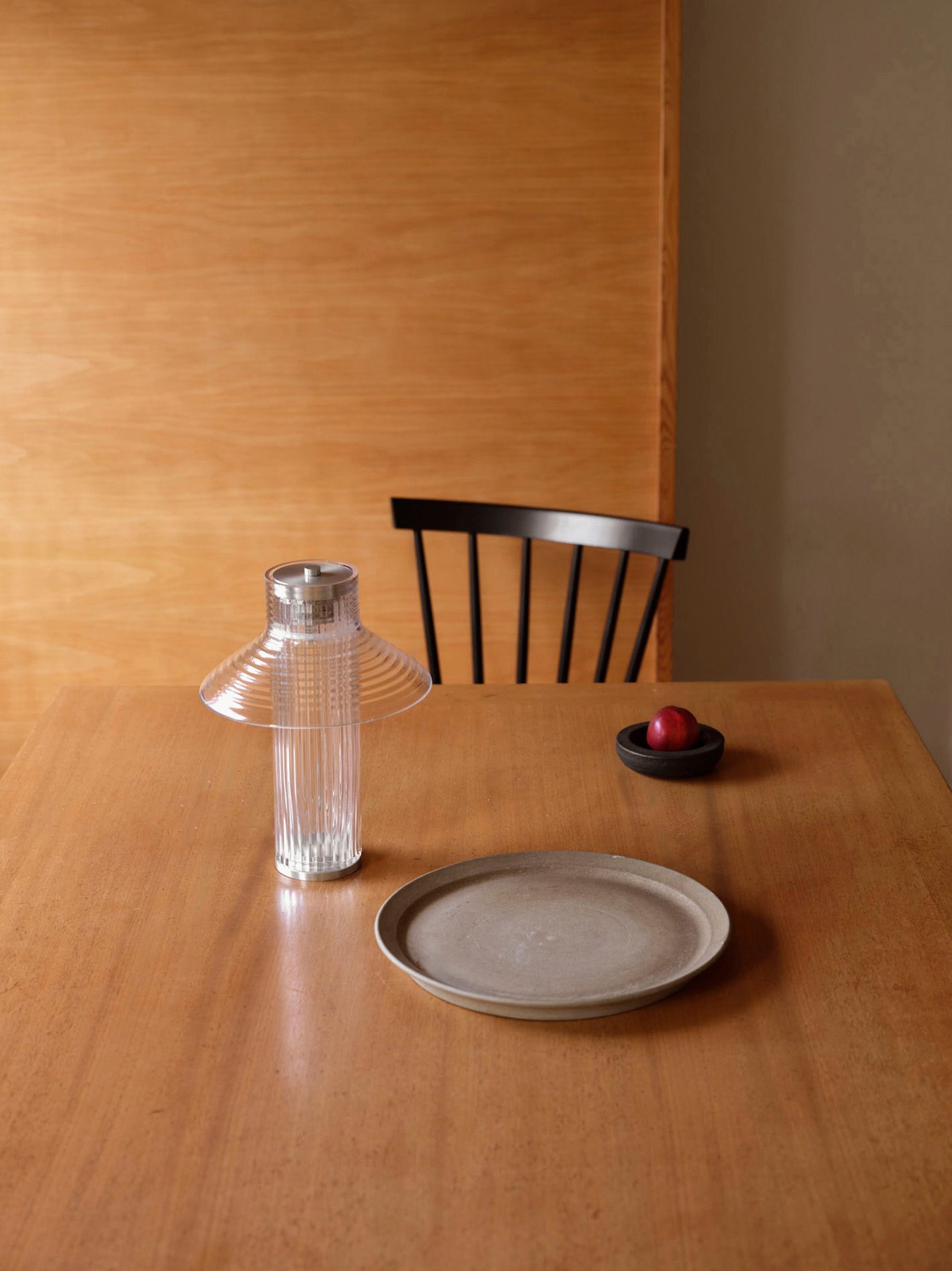 Lampe à poser Gauk, intensité ajustable - Argenté