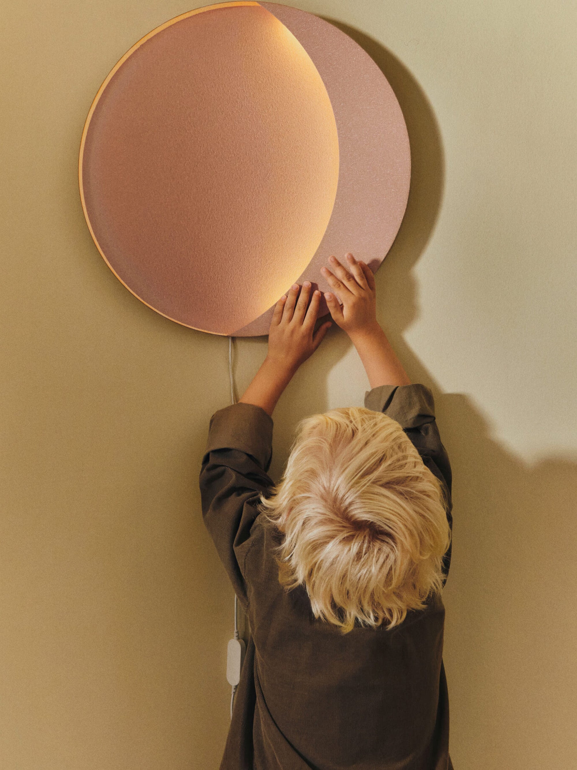 Applique murale LED à intensité variable Rye - Vieux rose