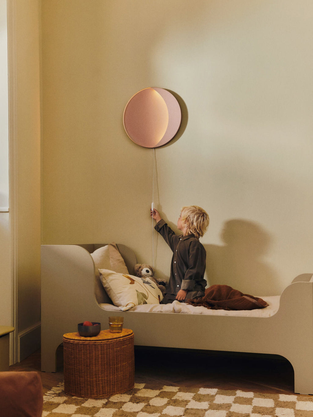 Applique murale LED à intensité variable Rye - Vieux rose