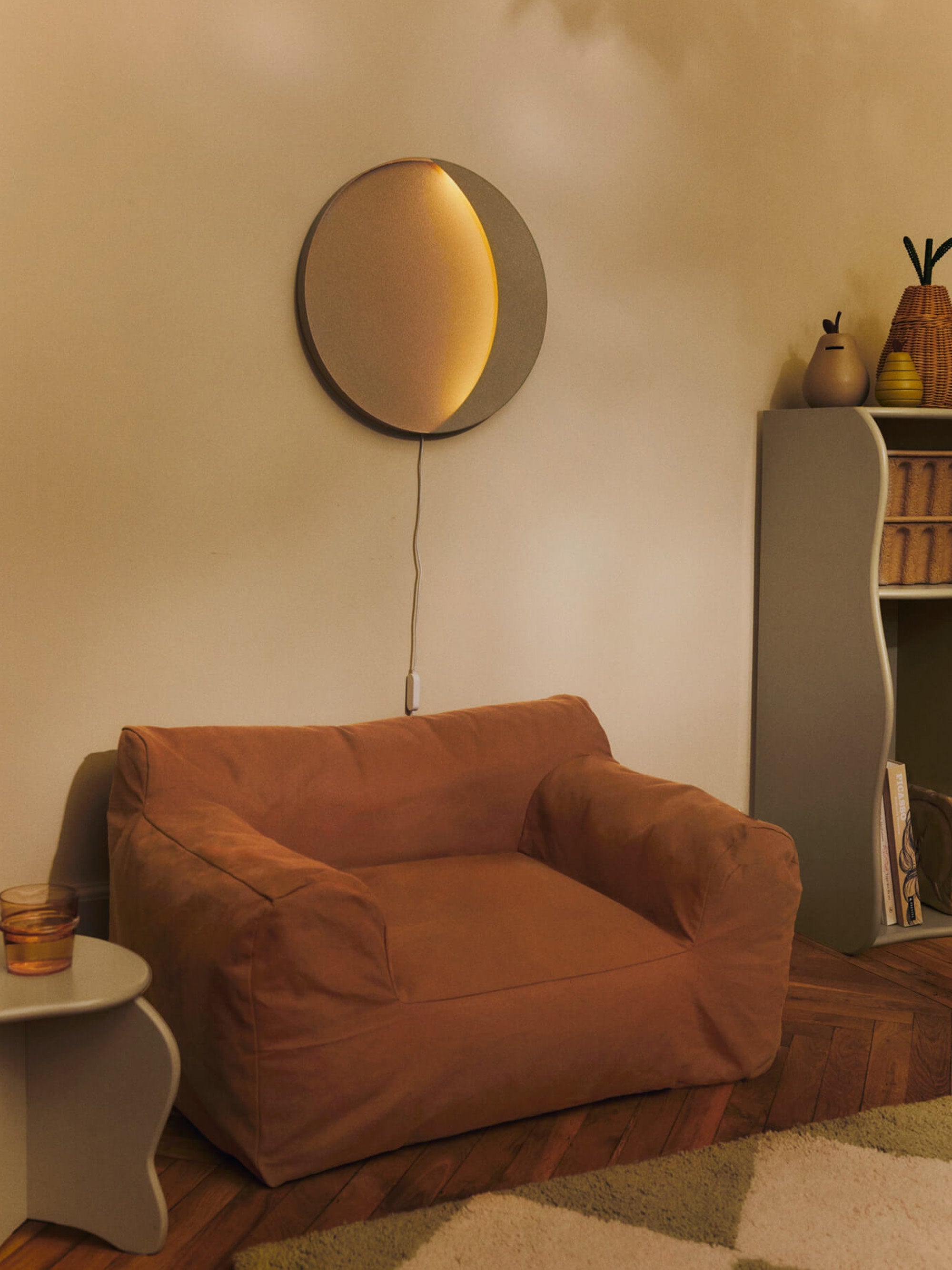 Applique murale LED à intensité variable Rye - Vert sauge