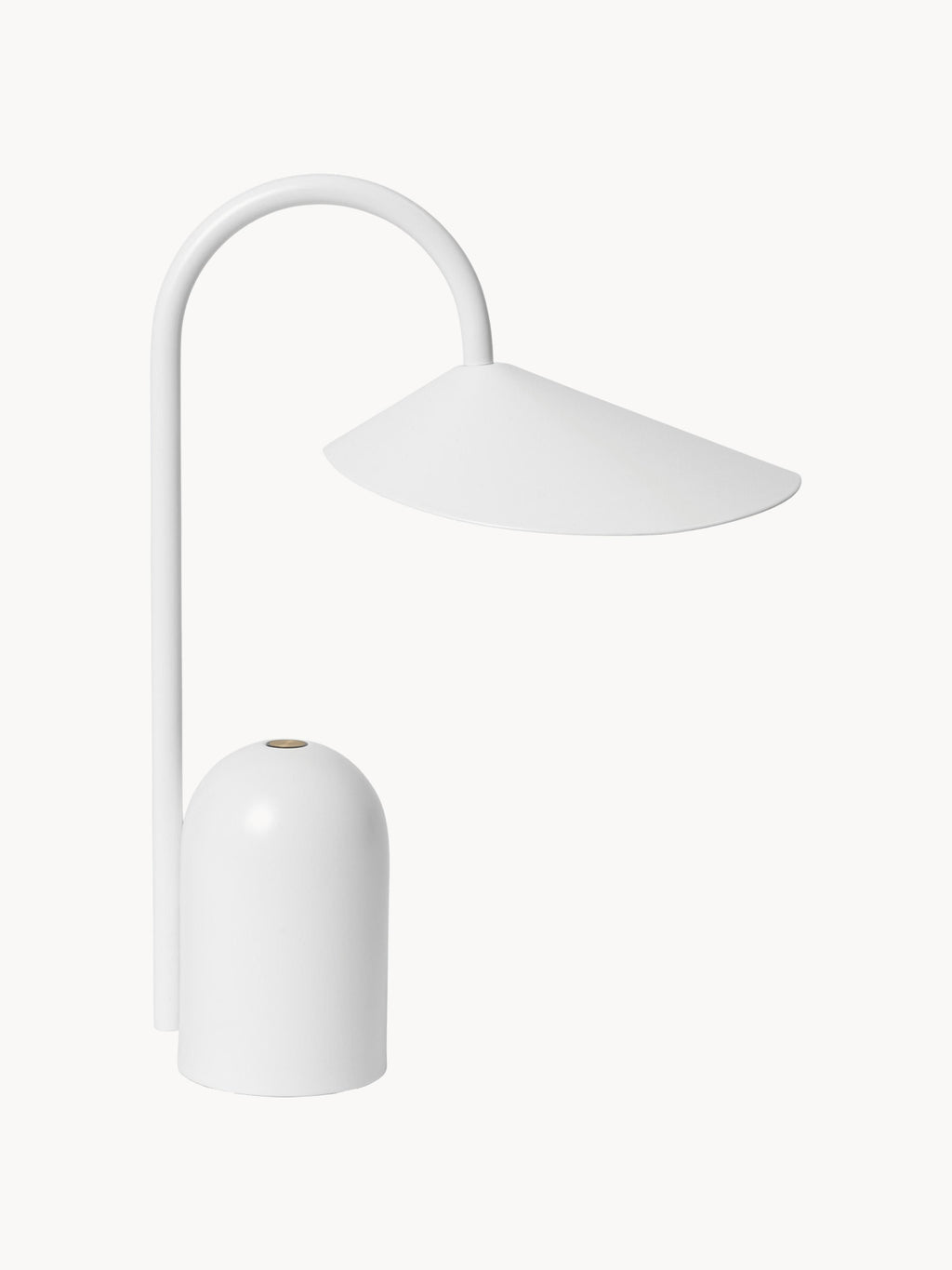 Petite lampe à poser LED mobile Ewan, intensité ajustable - Blanc