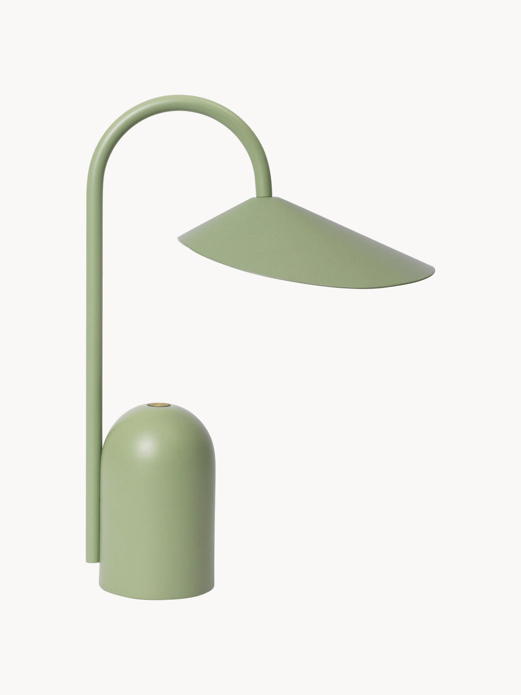 Petite lampe à poser LED mobile Ewan, intensité ajustable - Vert sauge