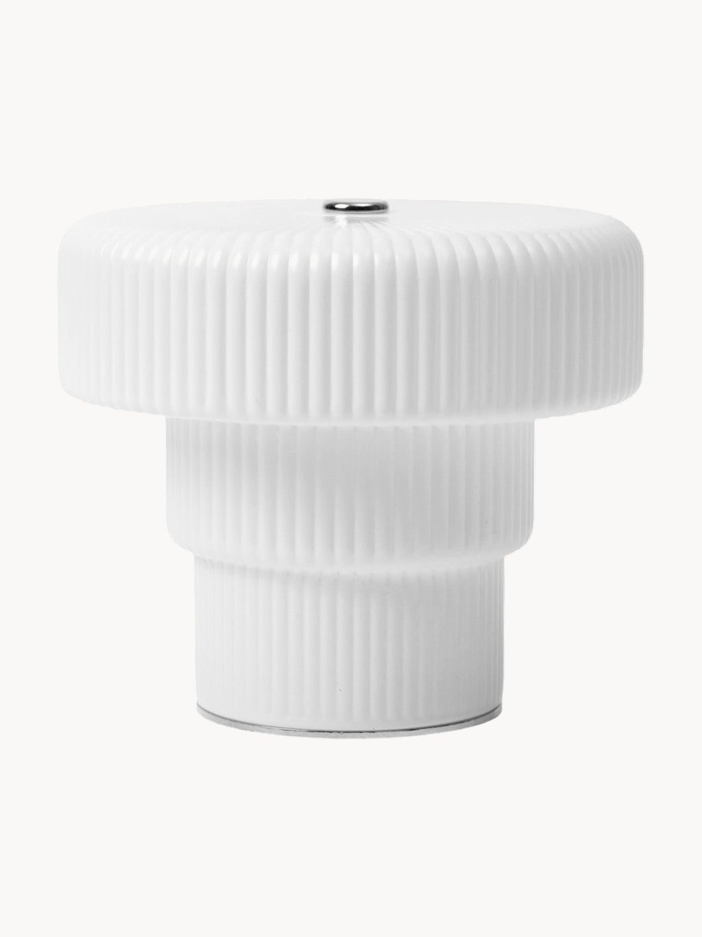 Lampe à poser LED soufflée bouche Jorund, intensité ajustable - Blanc