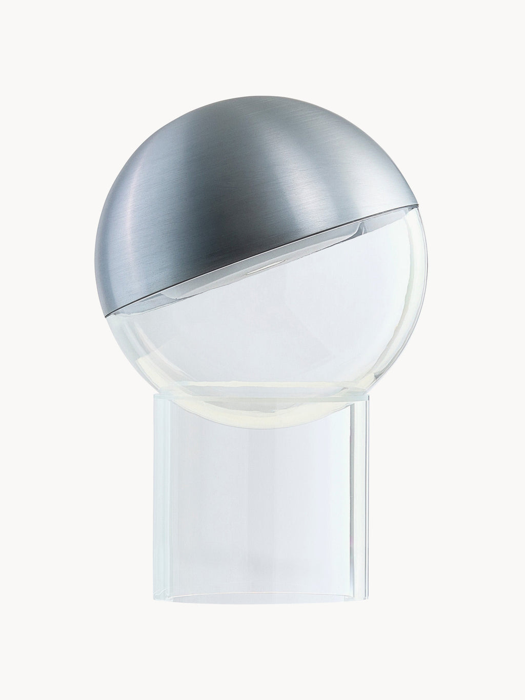 Lampe à poser LED portable Cato, intensité ajustable - Chrome
