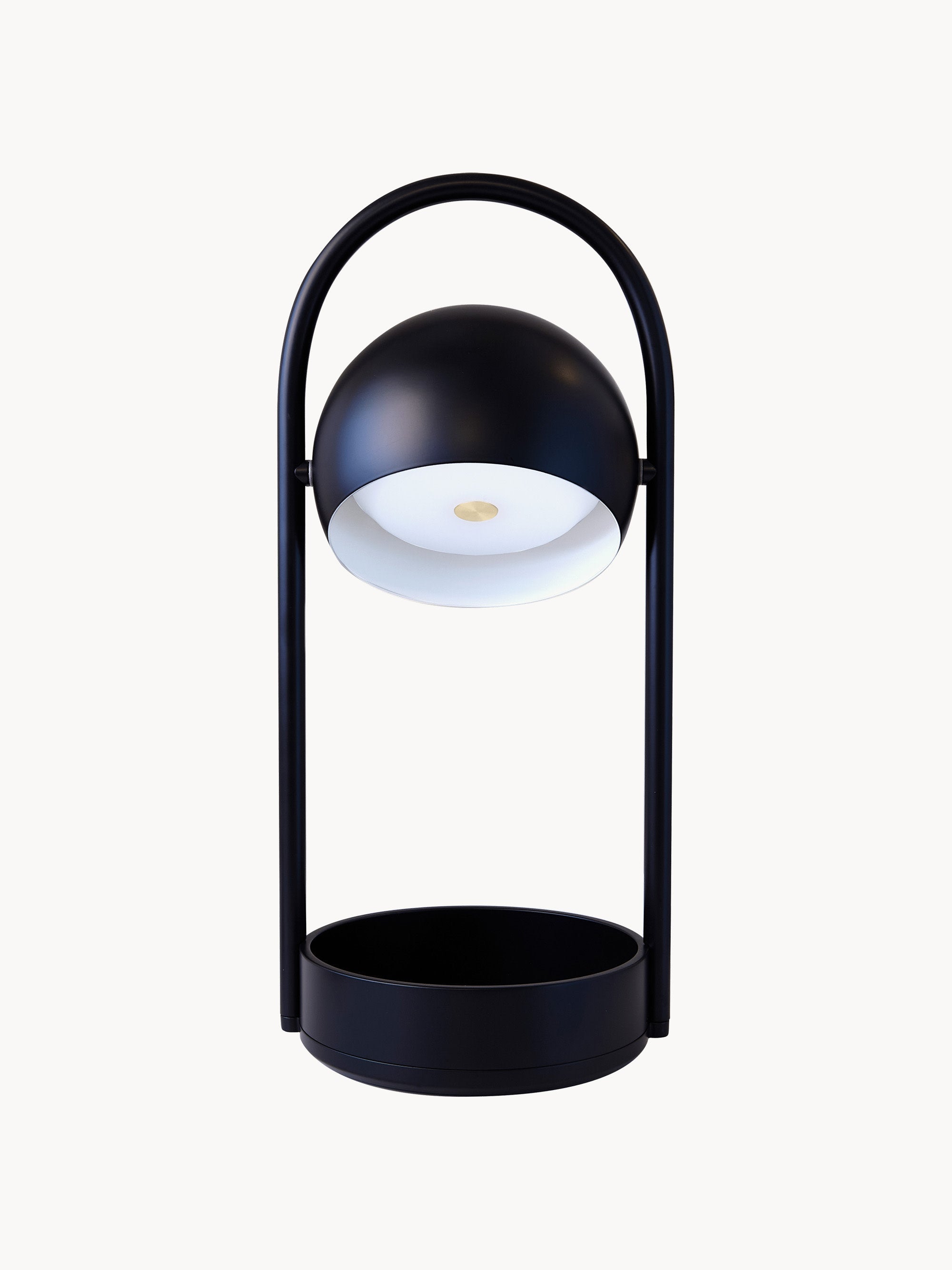 Lampe à poser LED portable Viljar, intensité ajustable - Noir