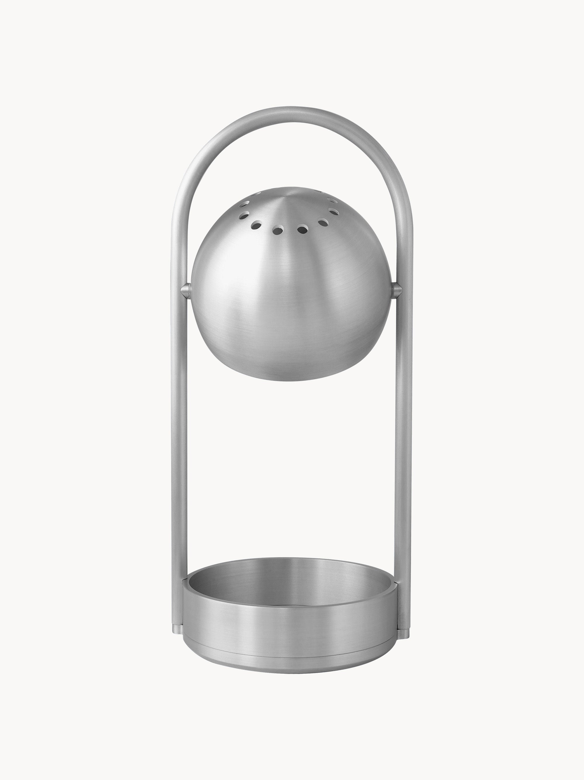 Lampe à poser LED portable Viljar, intensité ajustable - Argenté