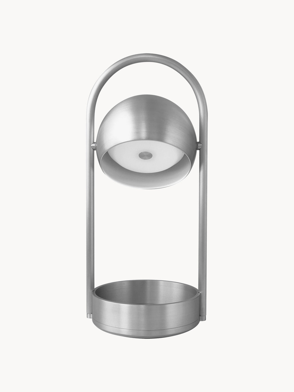 Lampe à poser LED portable Viljar, intensité ajustable - Argenté