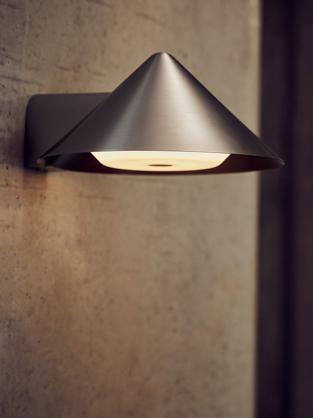 Applique murale LED Pentti, intensité ajustable - Argenté
