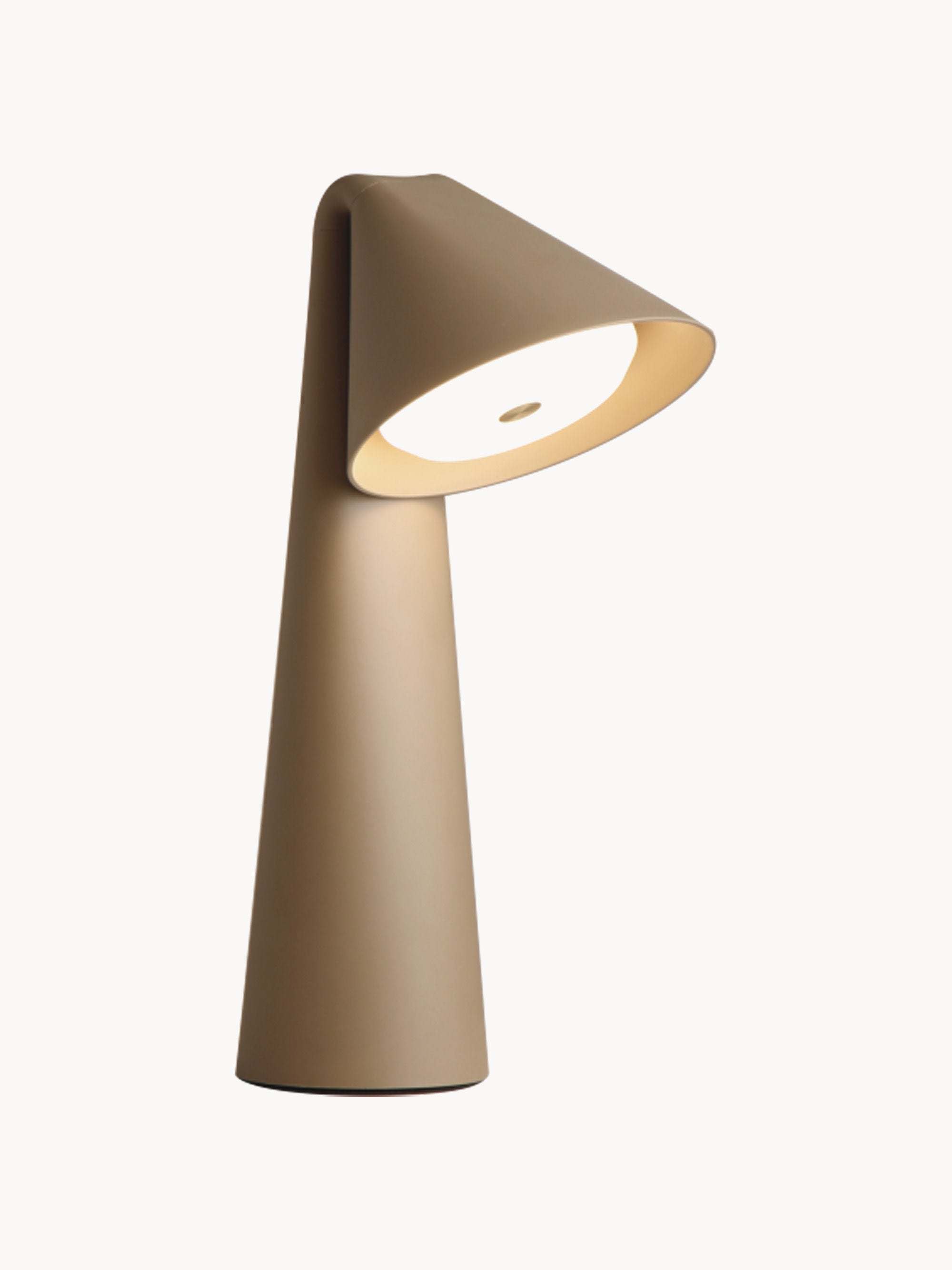 Lampe à poser LED portable Thoralf, intensité ajustable - Vert olive