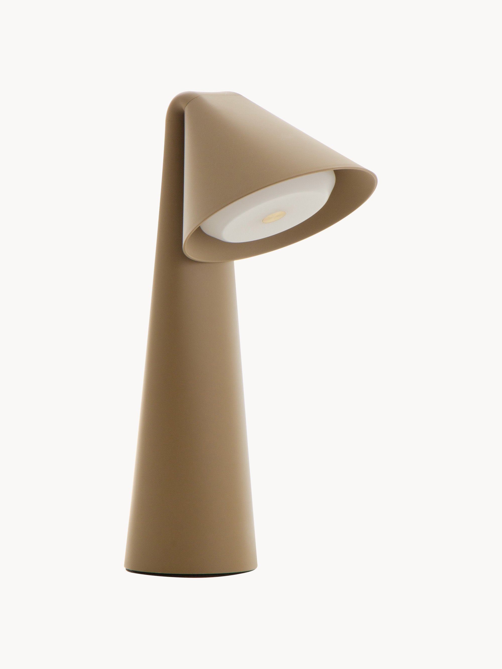 Lampe à poser LED portable Thoralf, intensité ajustable - Vert olive