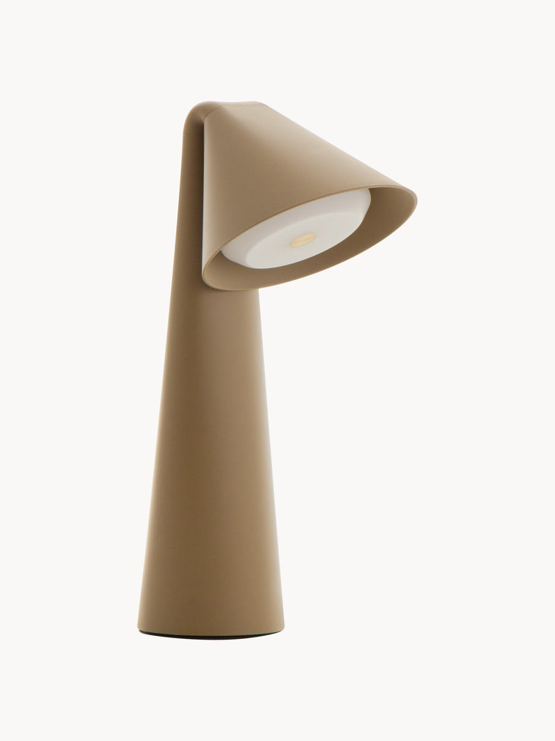 Lampe à poser LED portable Thoralf, intensité ajustable - Vert olive