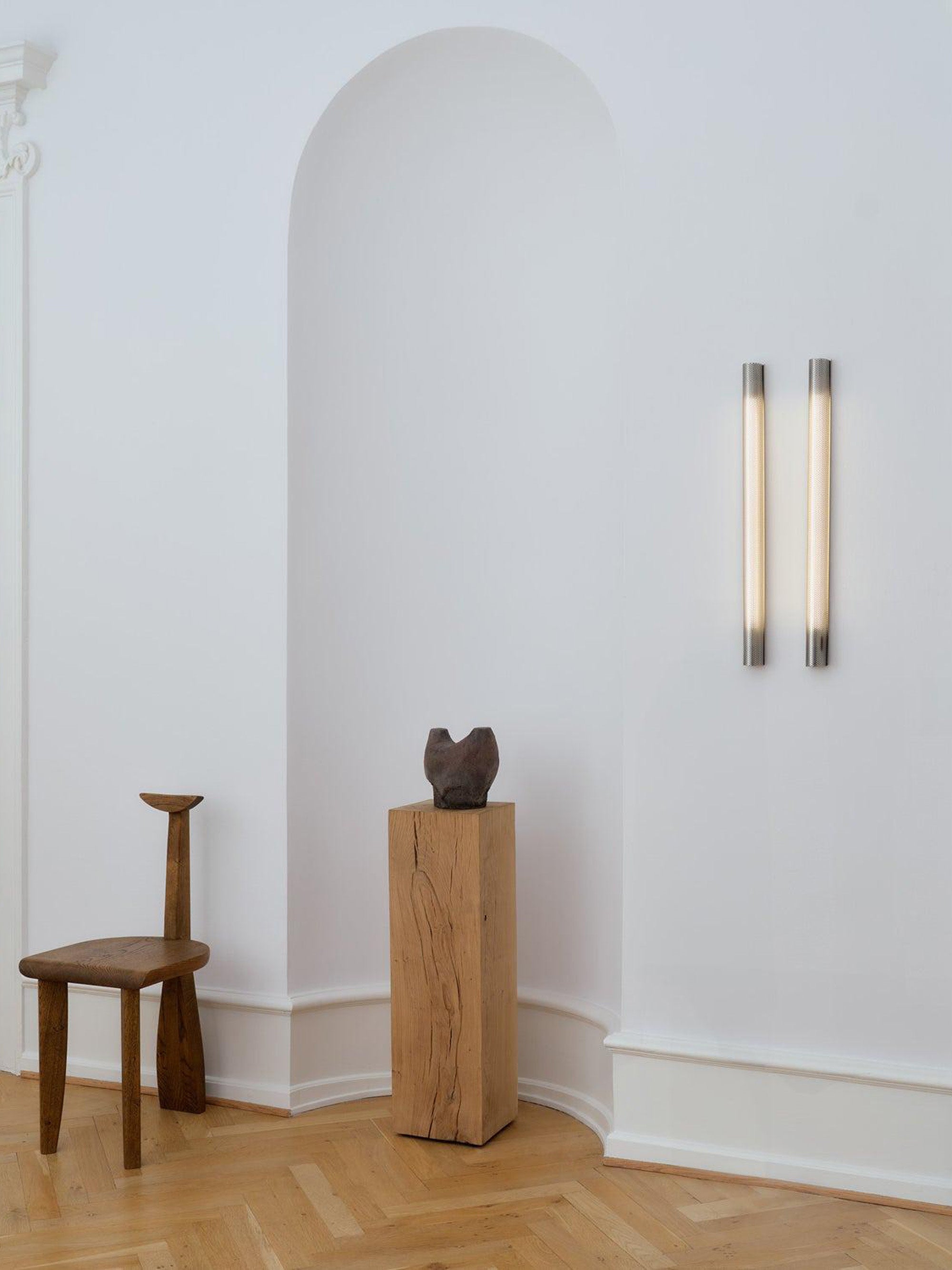 Grande applique murale LED Lyle, intensité ajustable - Argenté